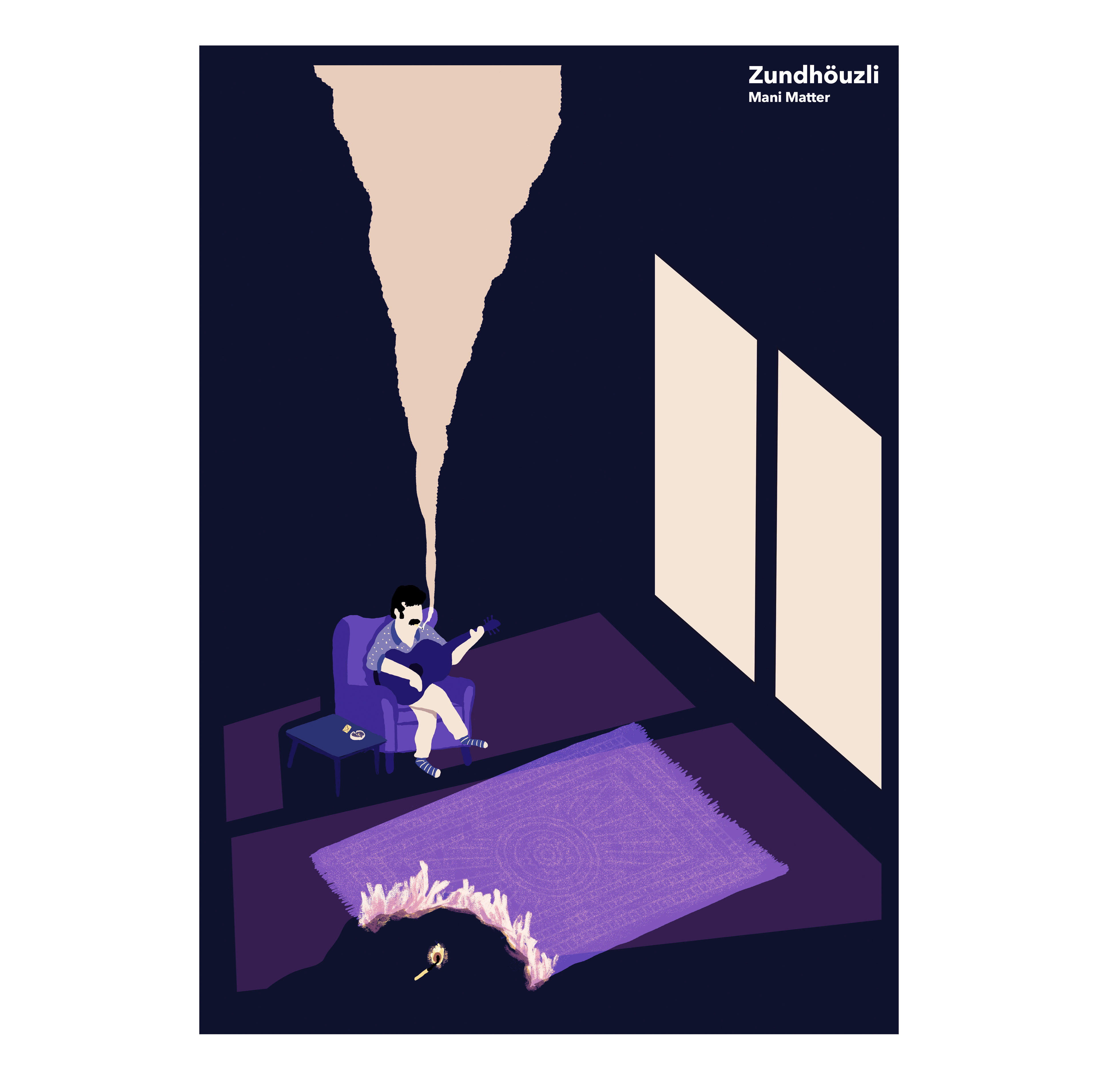 Mani Matter Poster illustration