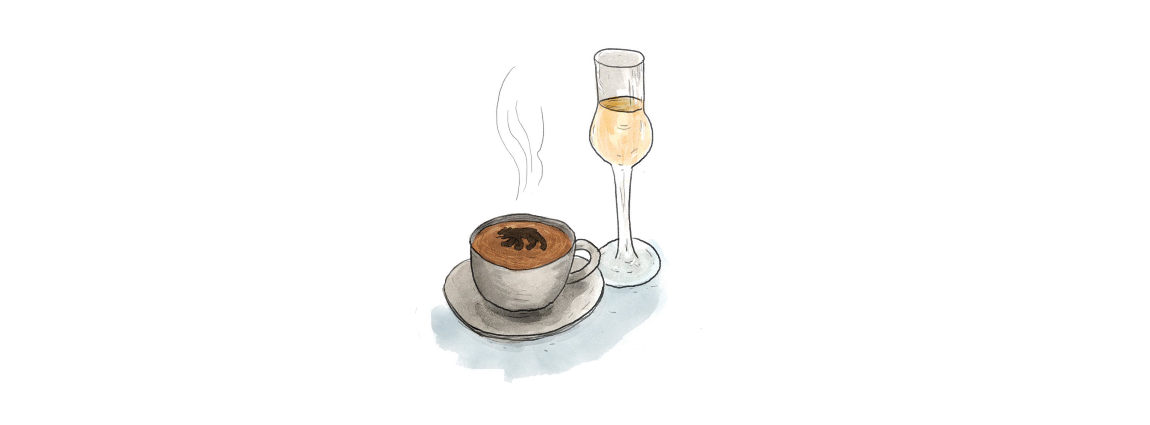 Einladungs Karte Burgergemeinde Bern Illustration digestif