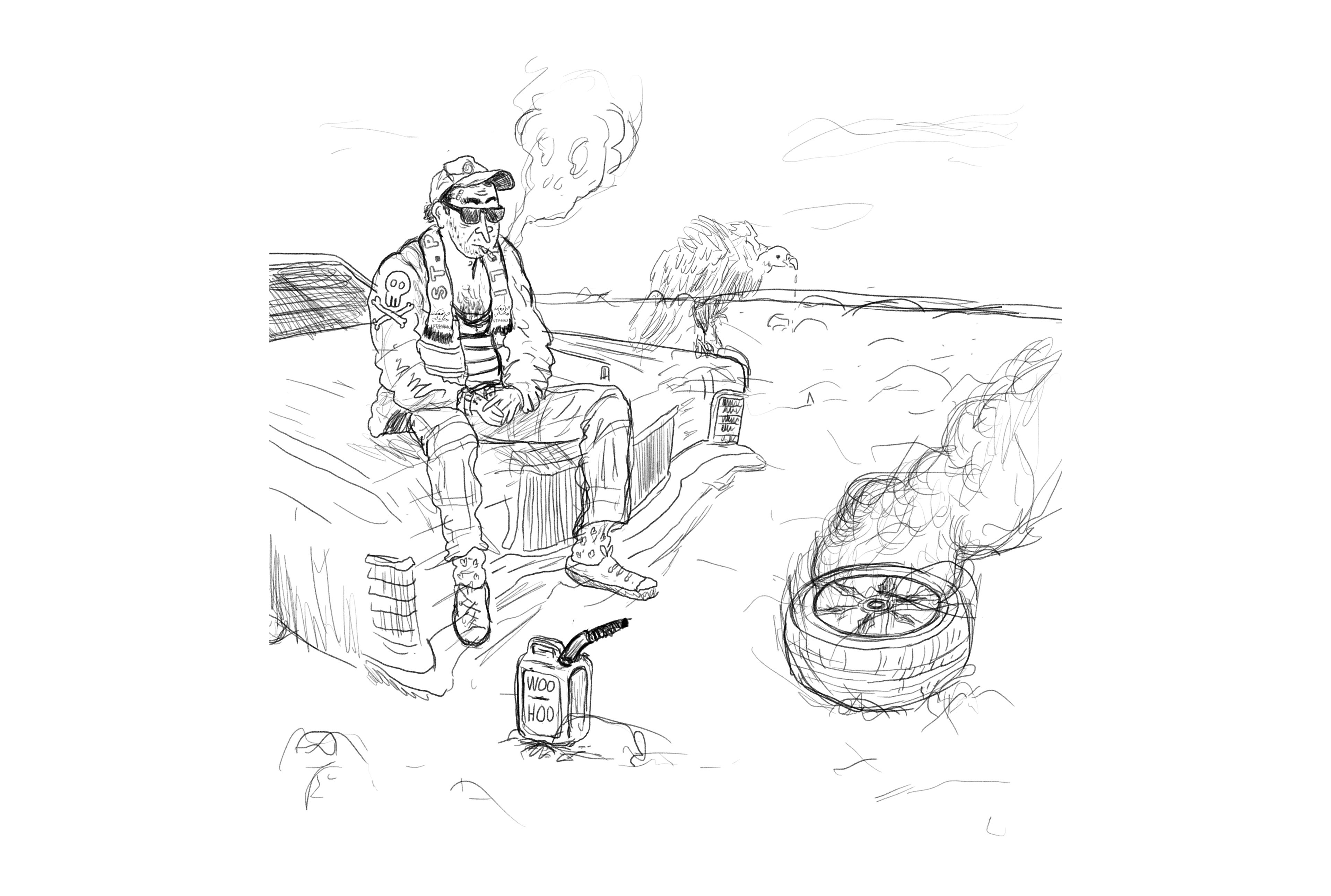 St.Pauli Matchplakat skizze