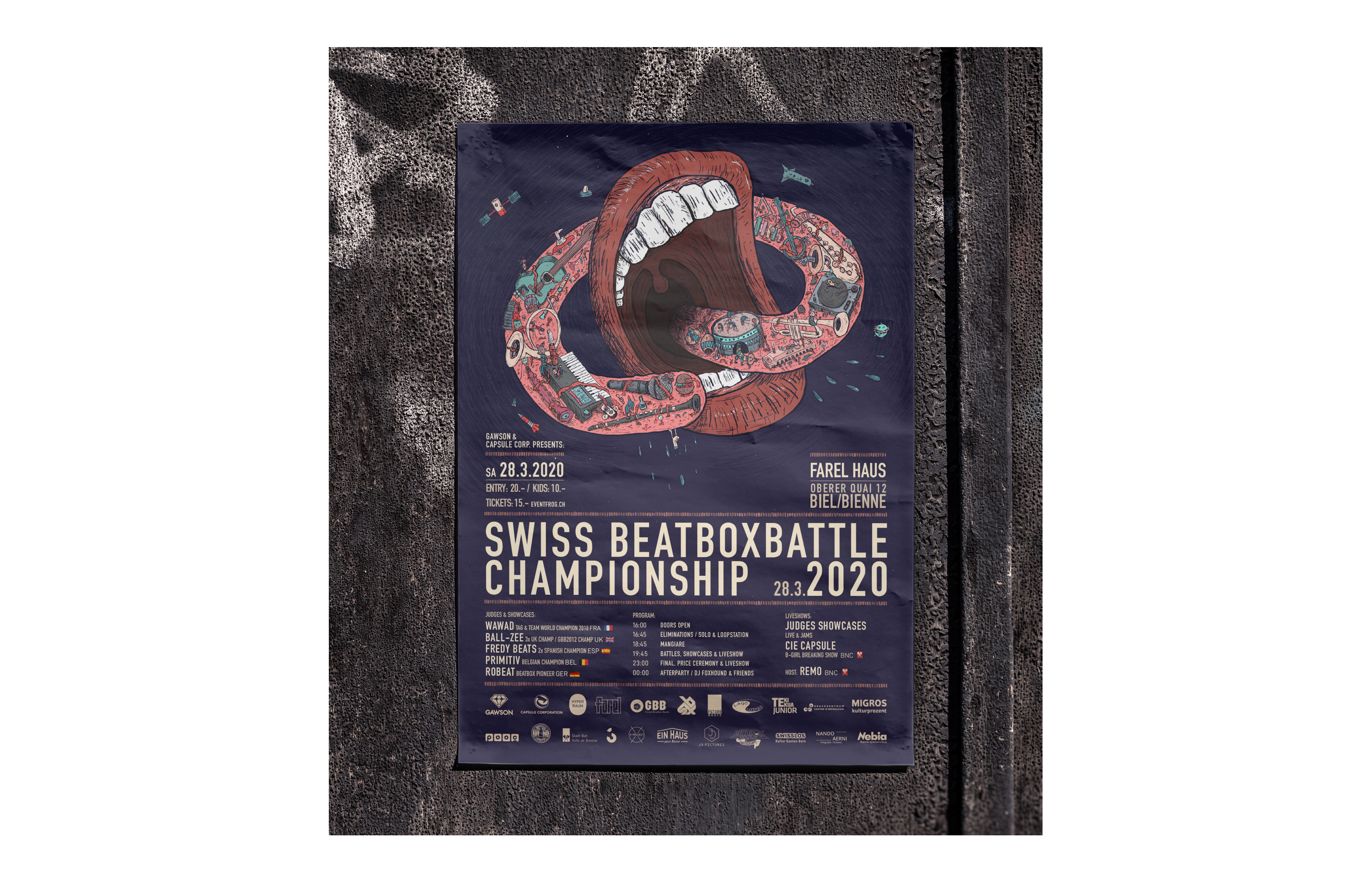 Poster Beatbox championship urban