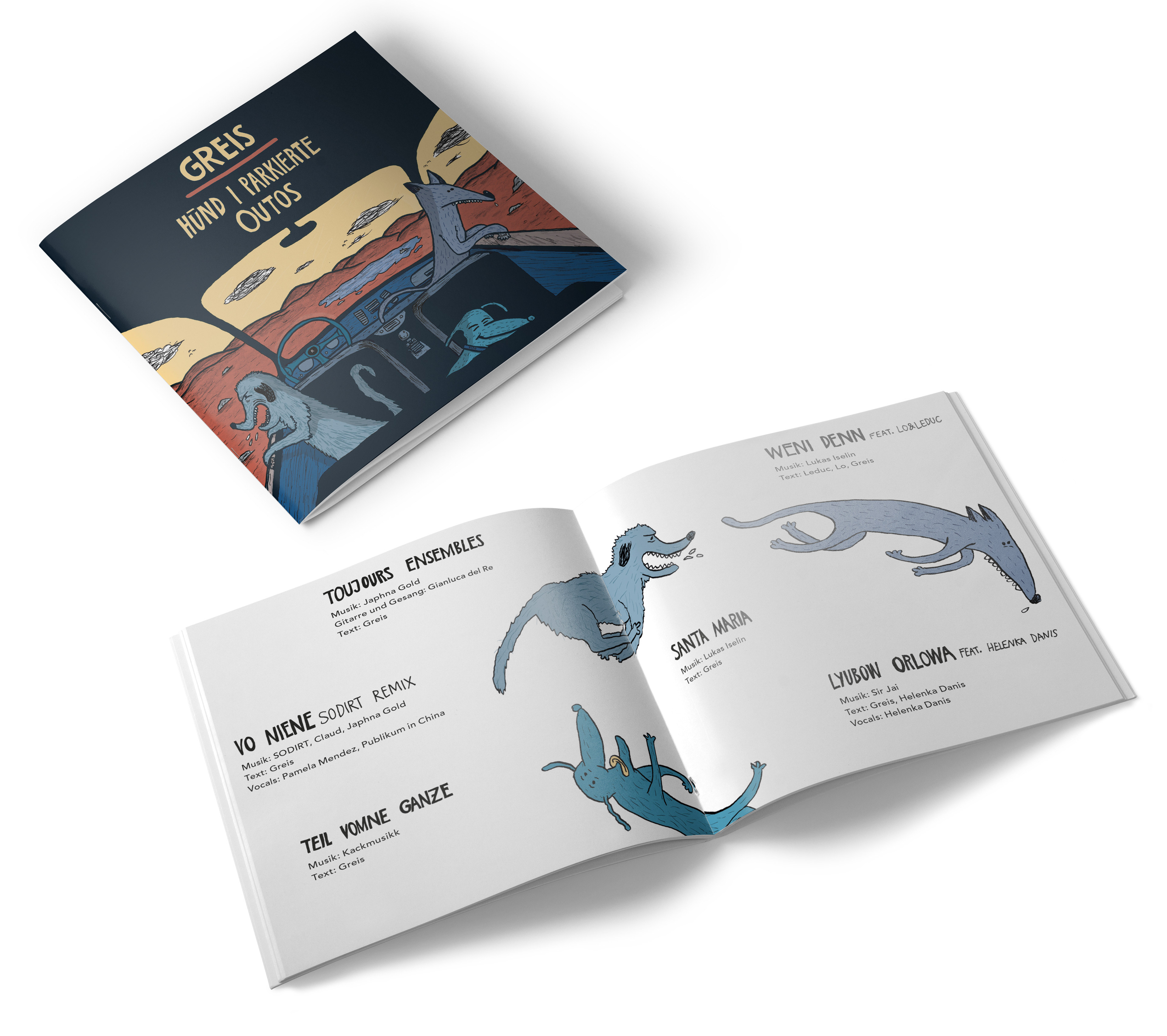 Greis album artwork booklet