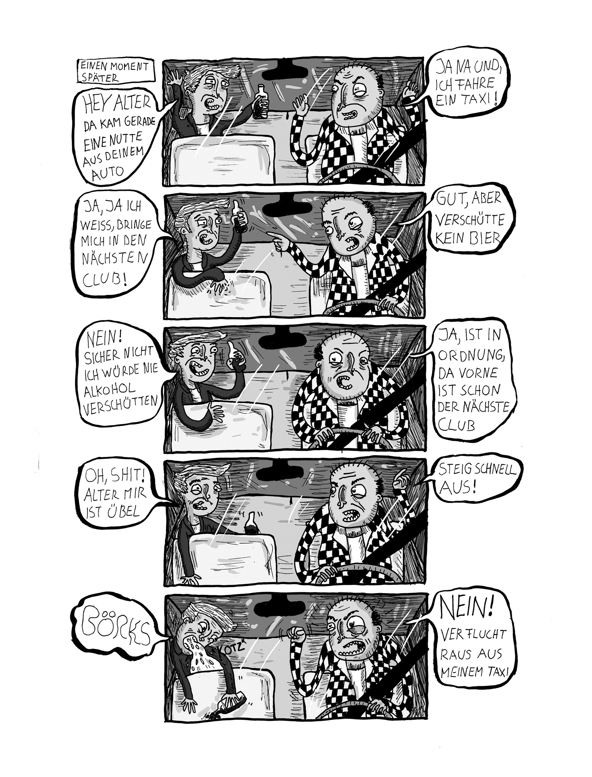 Comic Jazam traffic Jam tobi aeschbacher