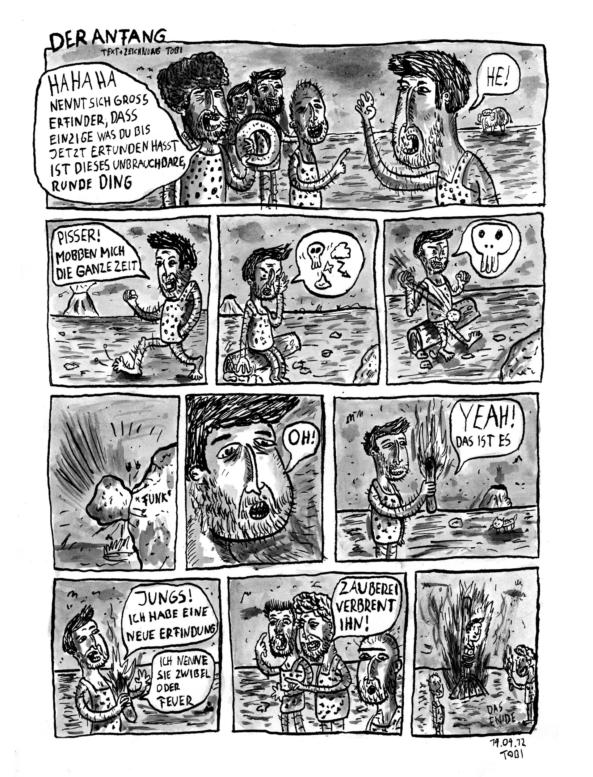 Jazam Comic Vier elemente tobias aeschbacher