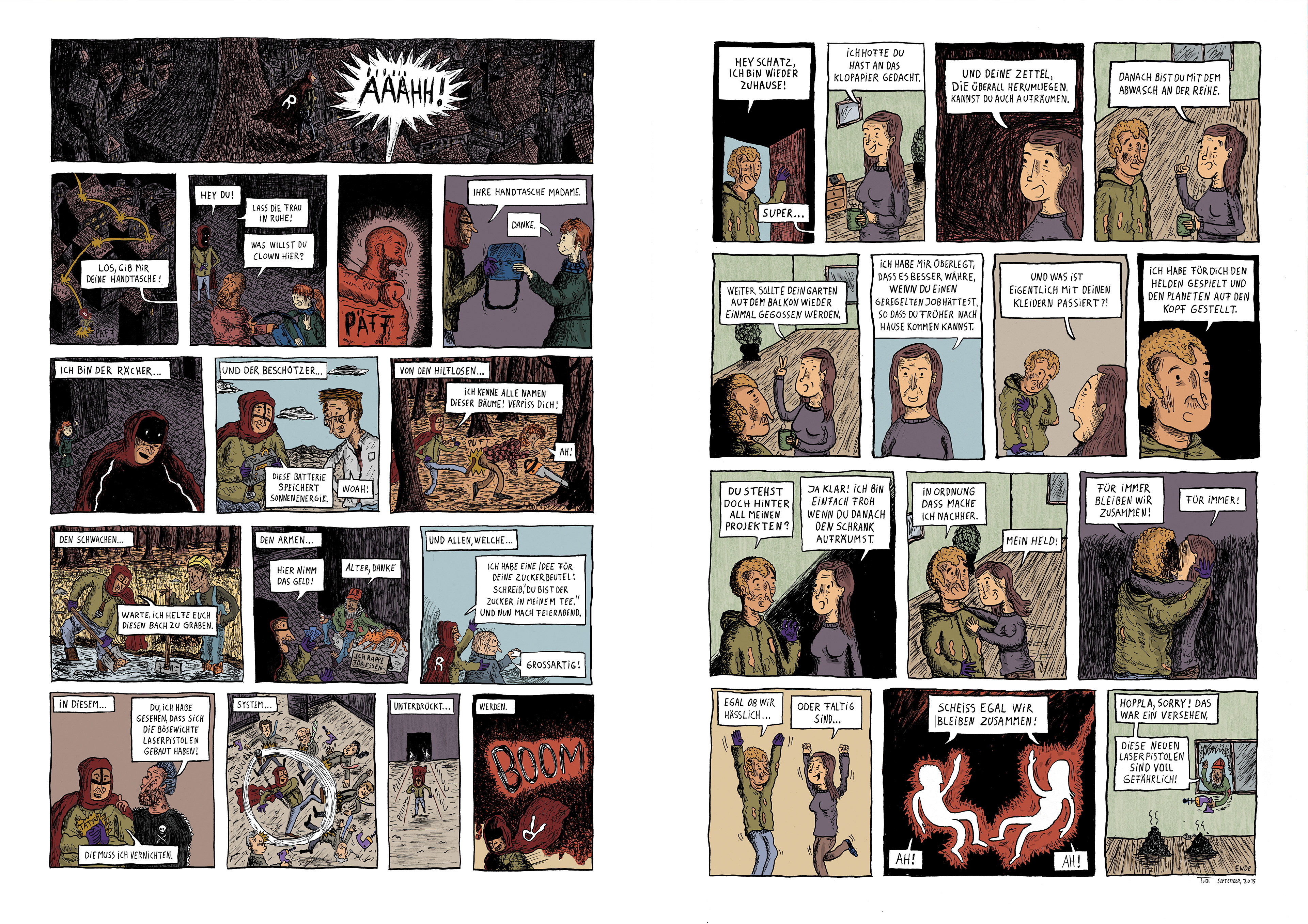 Comic Greis inhaltsseiten ansicht