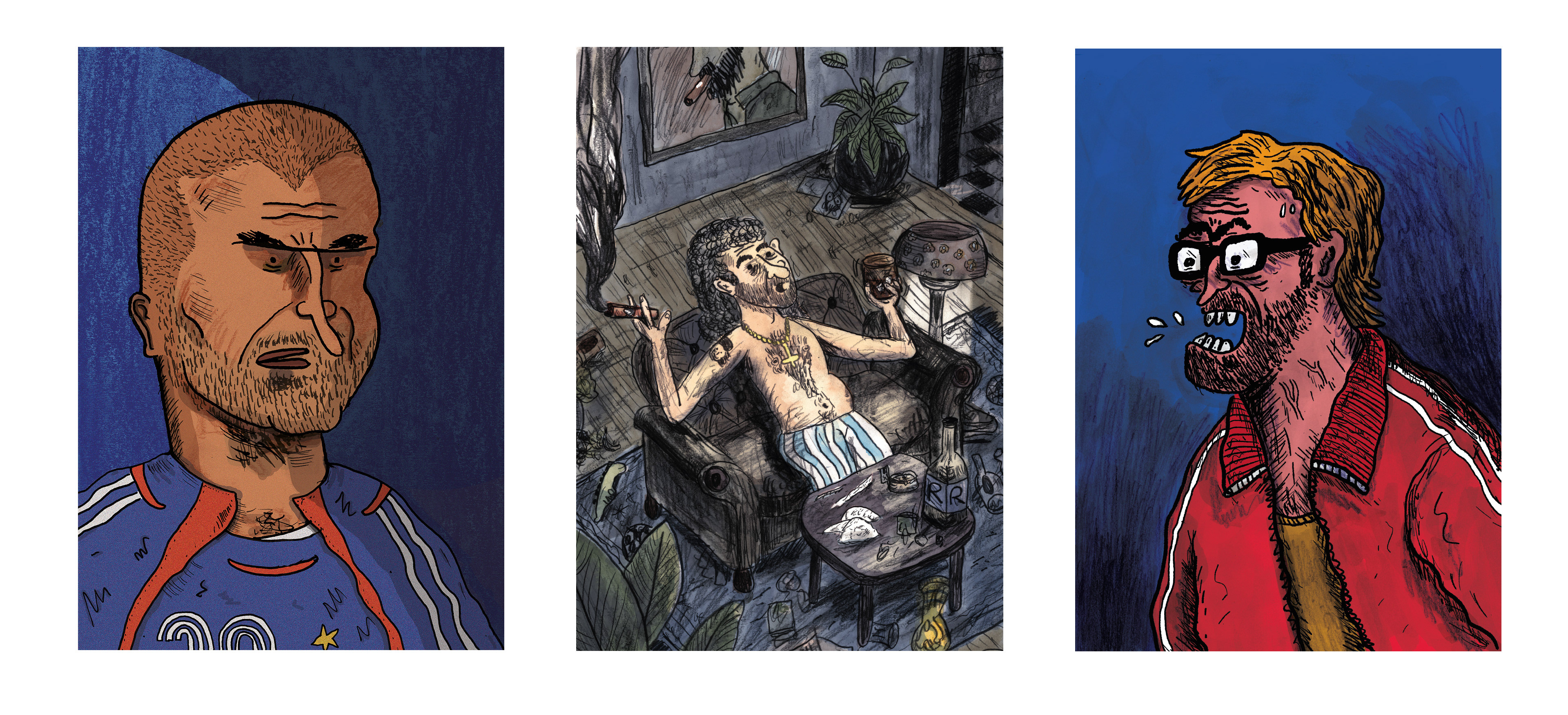 Tschuttiheftli wettbewerb illustrationen tobias Aeschbacher