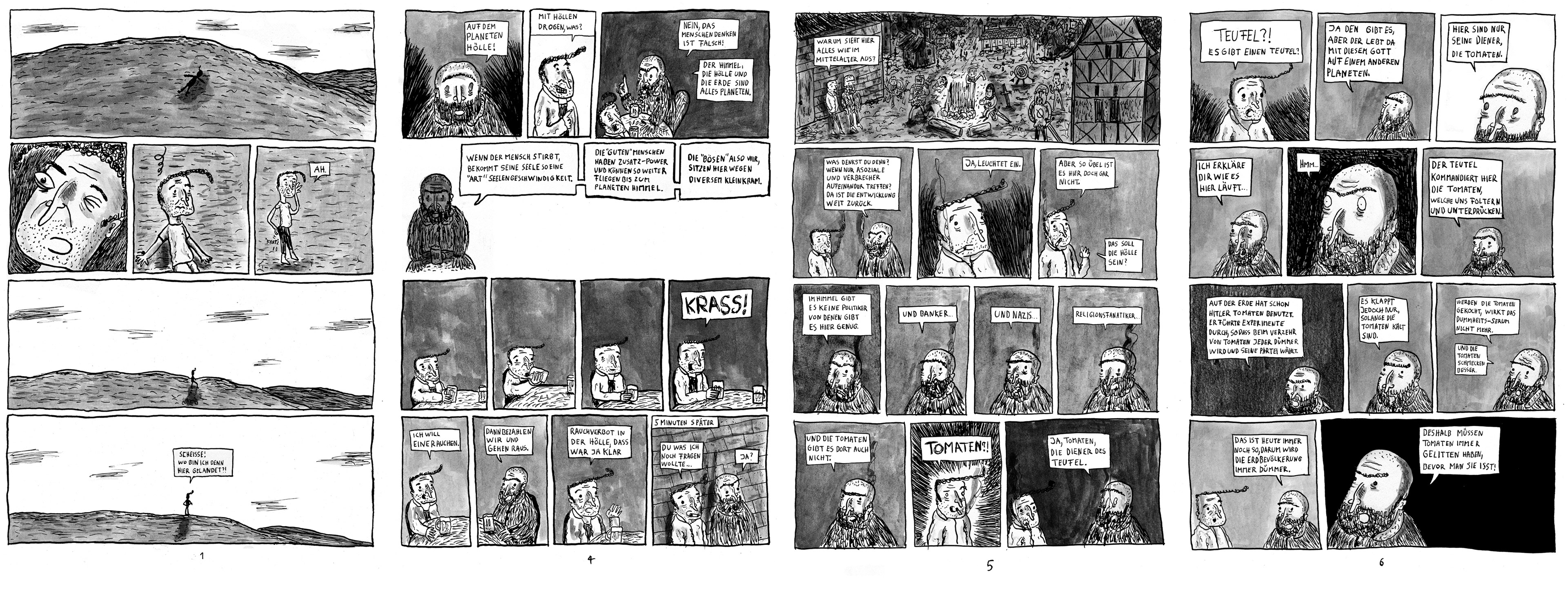 Cover Kosmos Vertikal pizza tomaten Comic