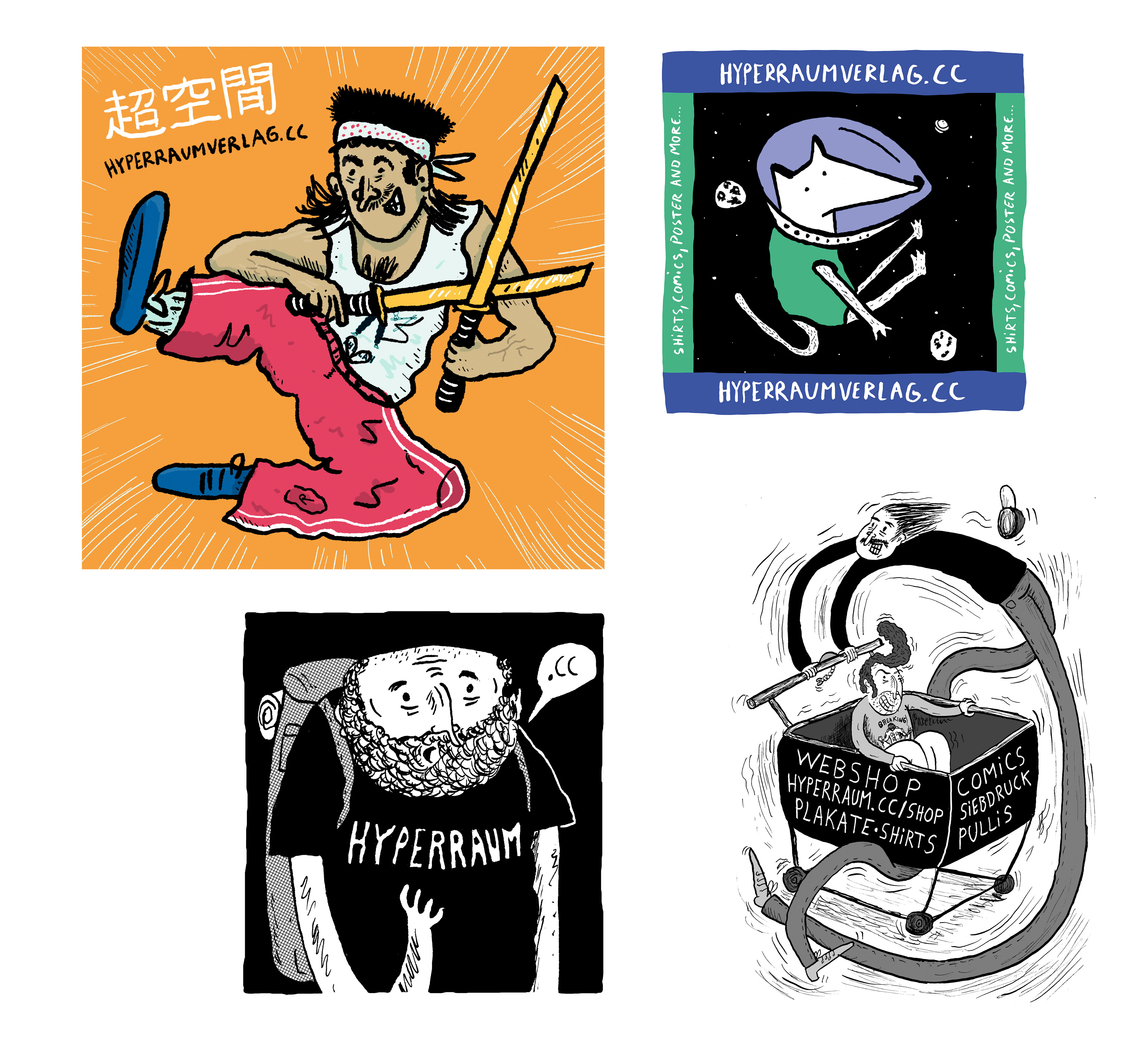 Kleber illustration hyperraum