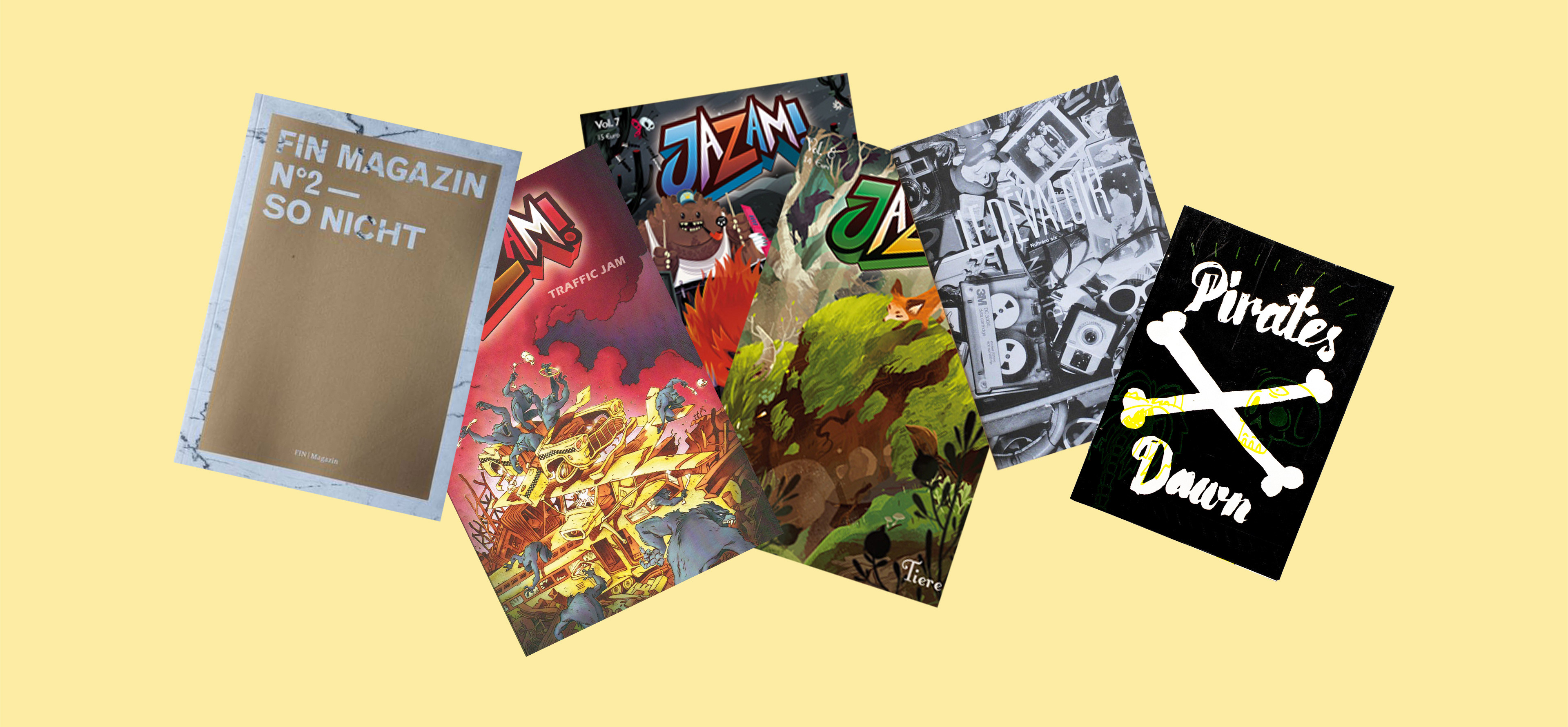 Comic Fanzines und anthologien übersicht