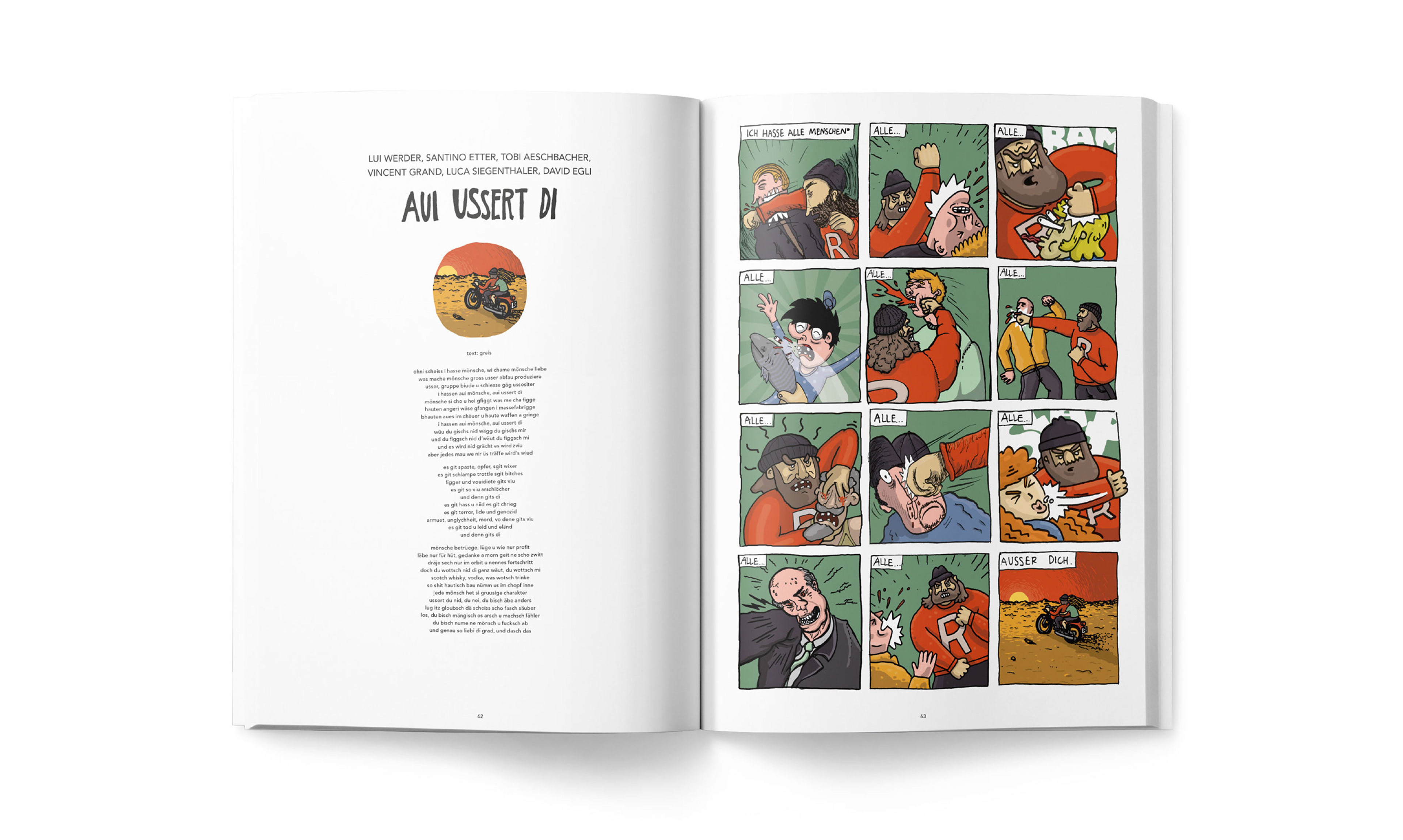 Comic Greis aui ussert di seite