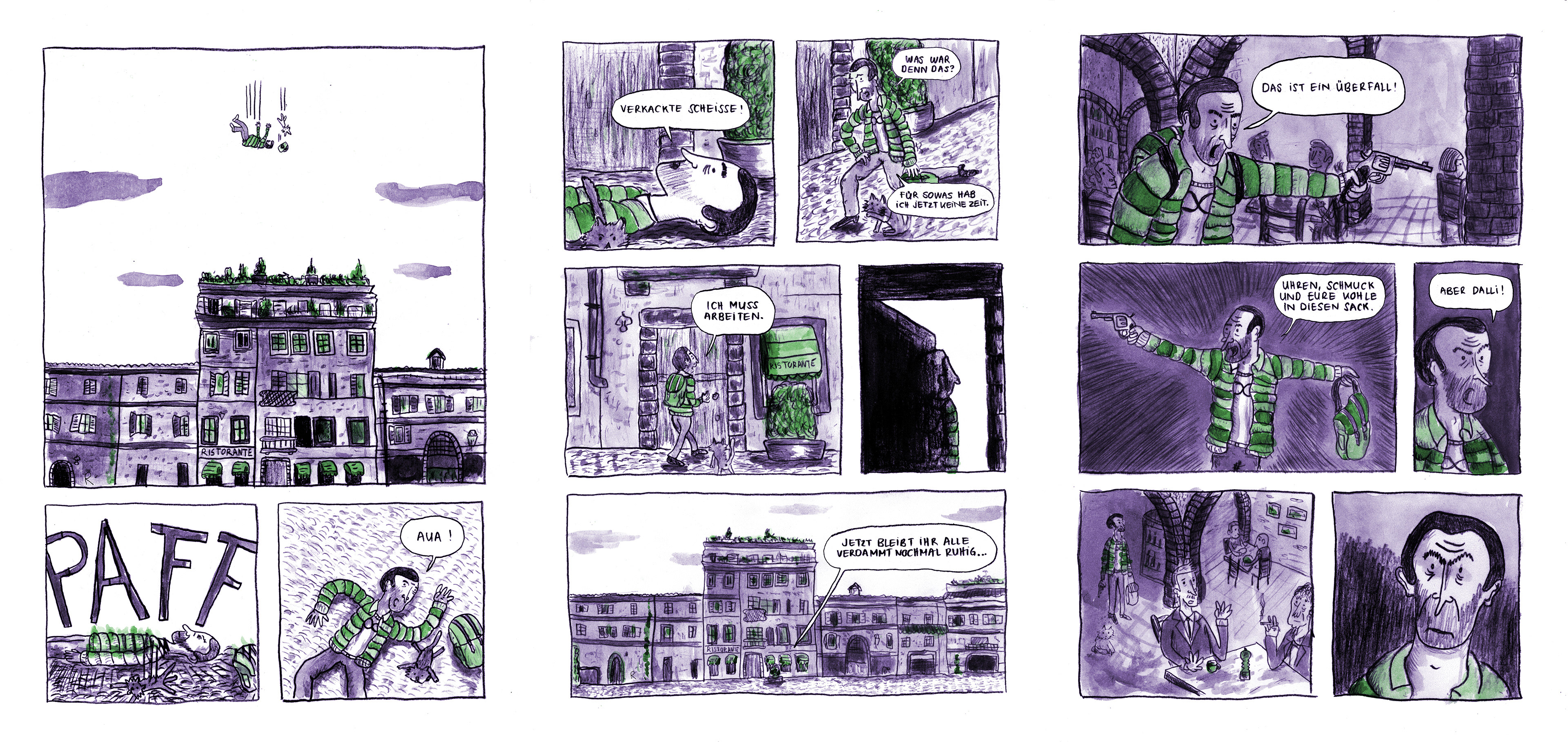 Kosmos Vertikal unendlich comic 