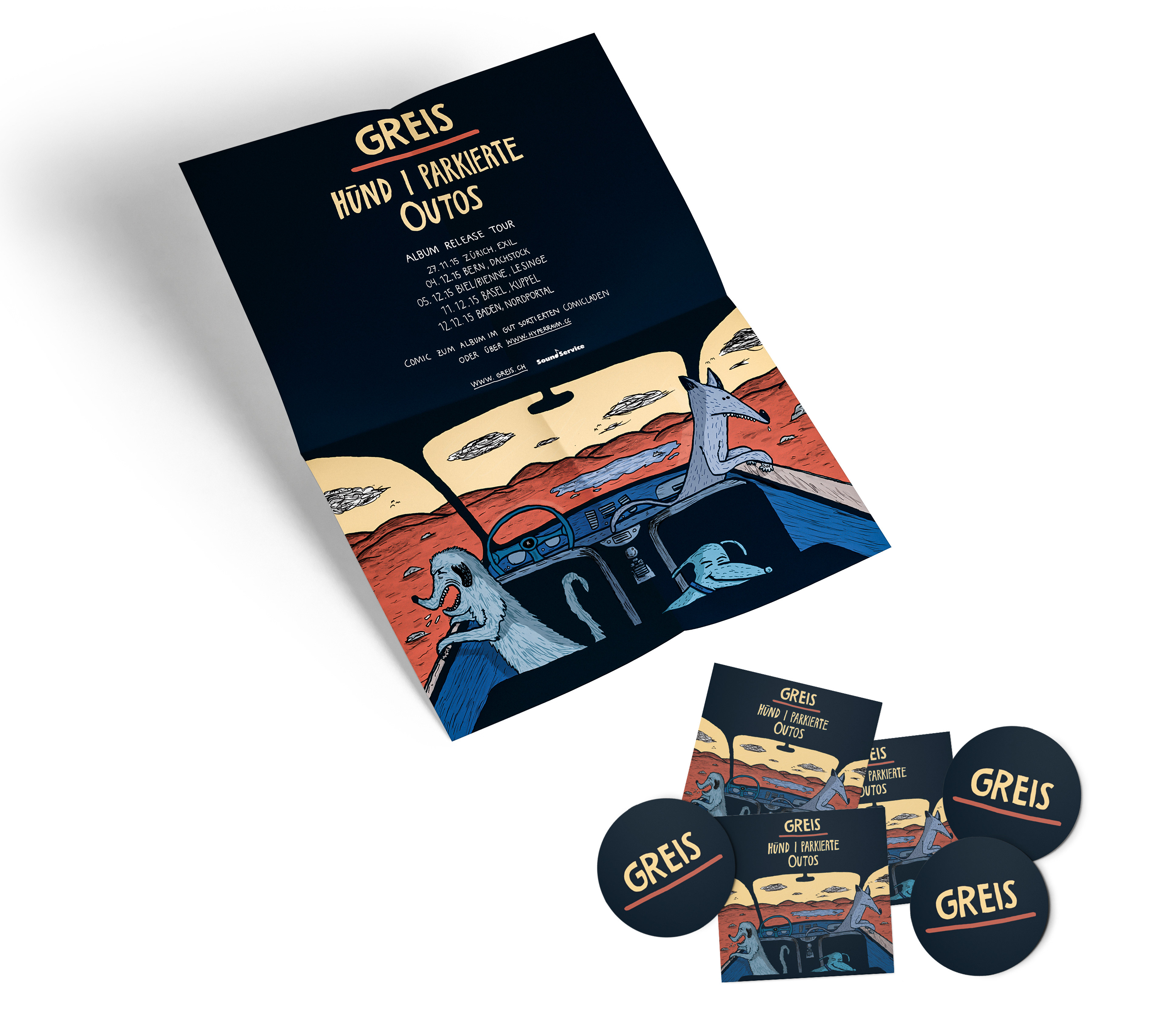 Greis album artwork poster und sticker