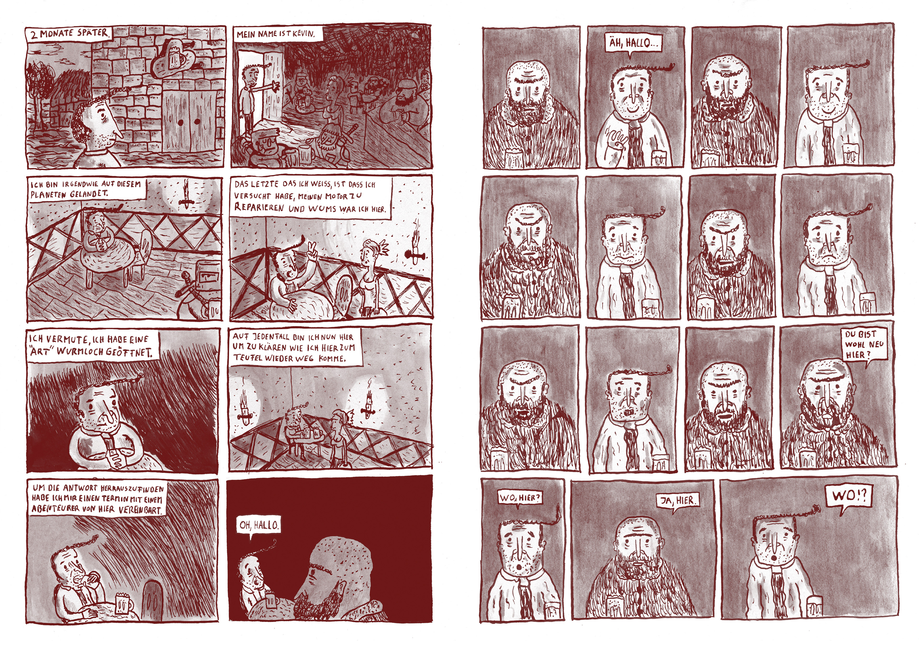 Cover Kosmos Vertikal pizza tomaten Comic detail