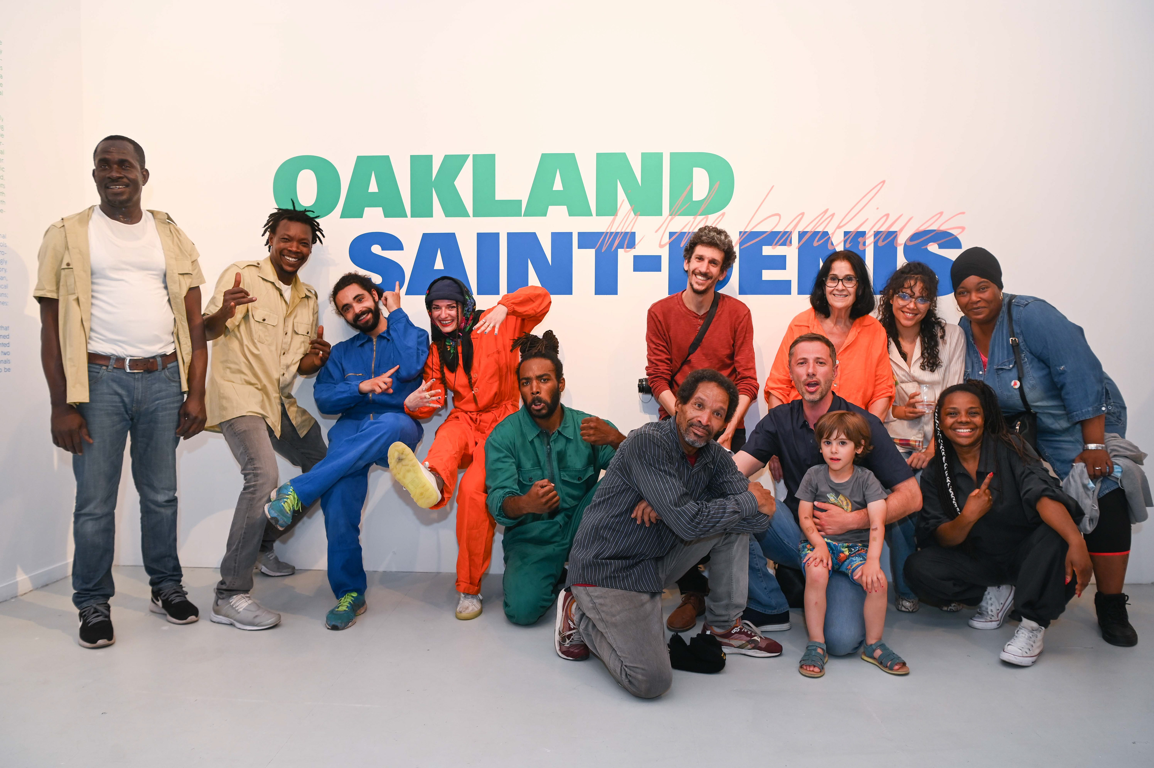 Equipe de SPACES, Kaimera Productions, Inauguration Oakland Saint-Denis au Pavillon Arsenal, juin 2022 ©Yann MAMBERT