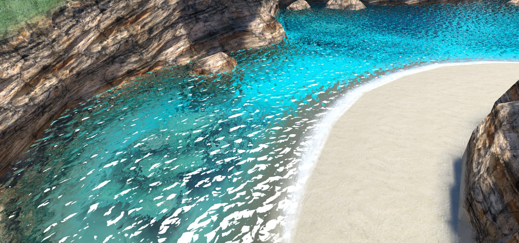 Stylised/Optimized water shader for the game's recreation