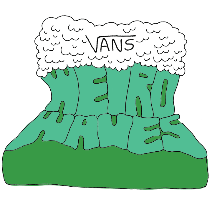 Weird Waves logo animation