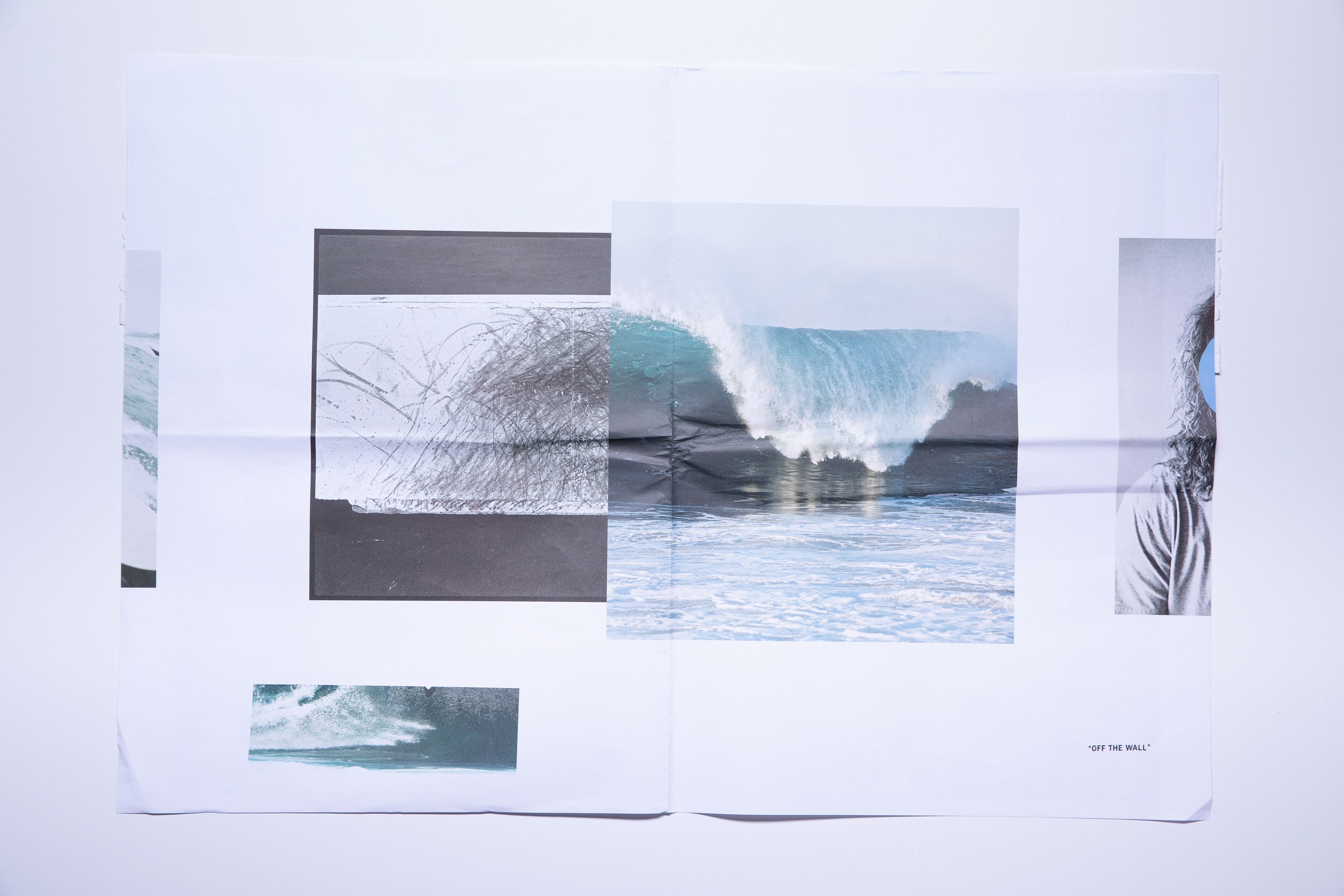 Spread from Vans surf zine