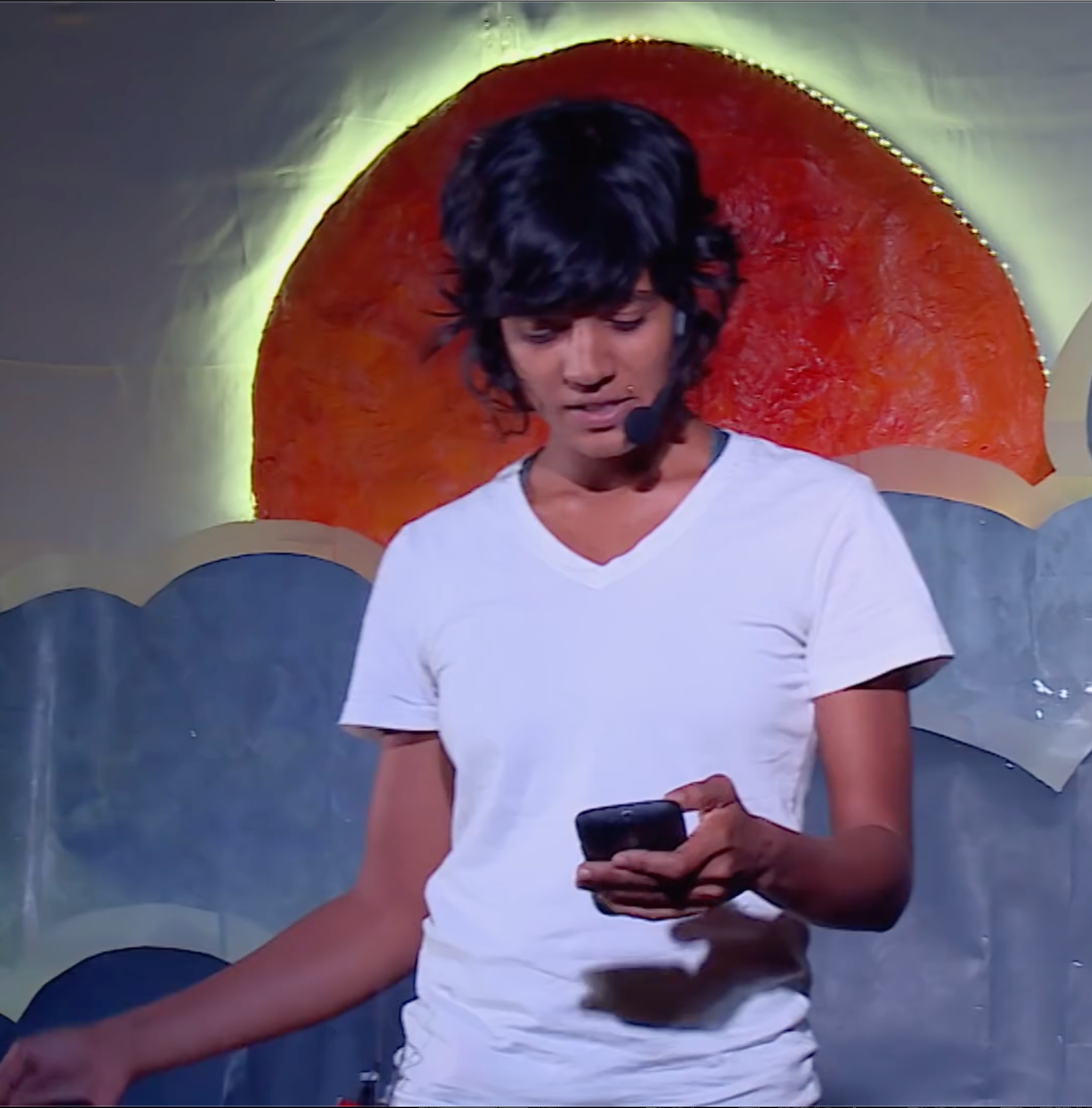 Atita doing her TED talk that inspired me to reach out