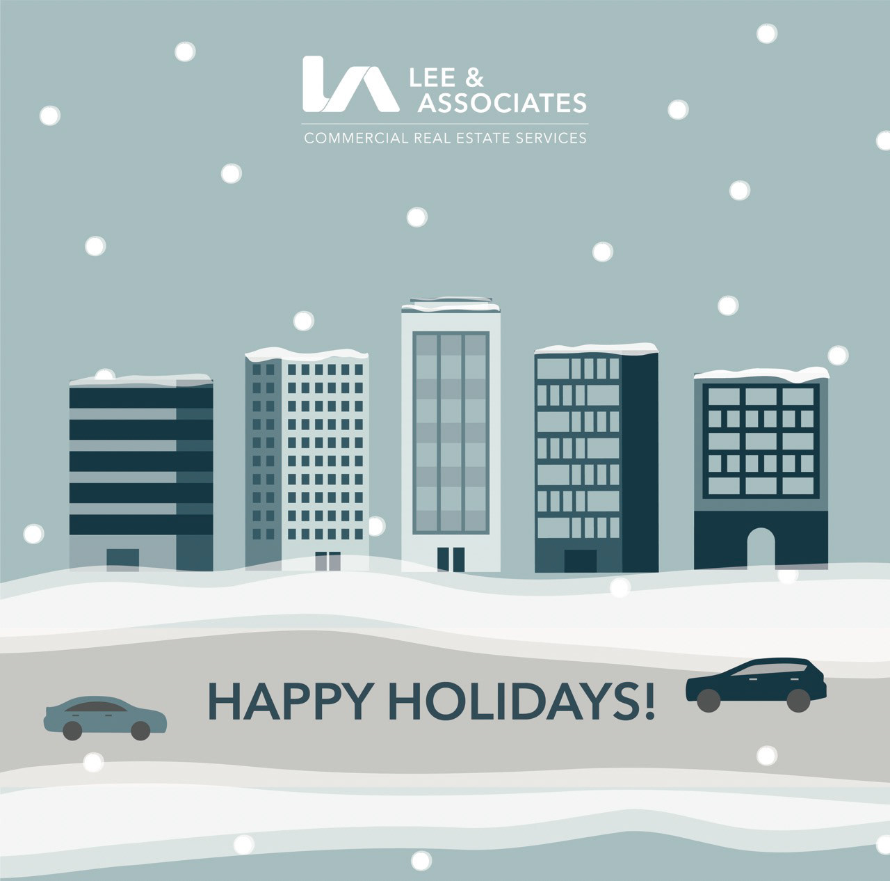 happy holidays social media image