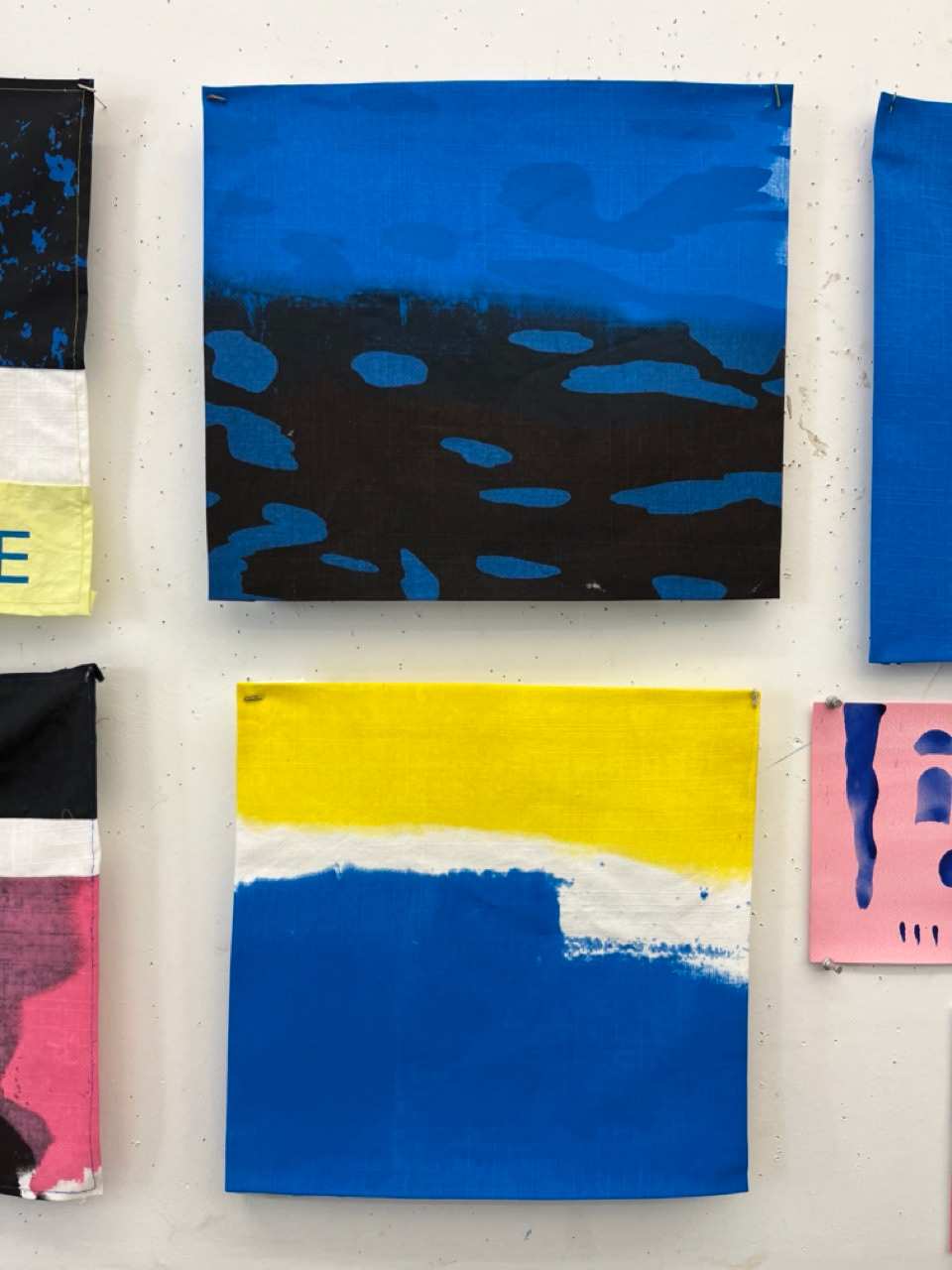 "painting" through screen printing