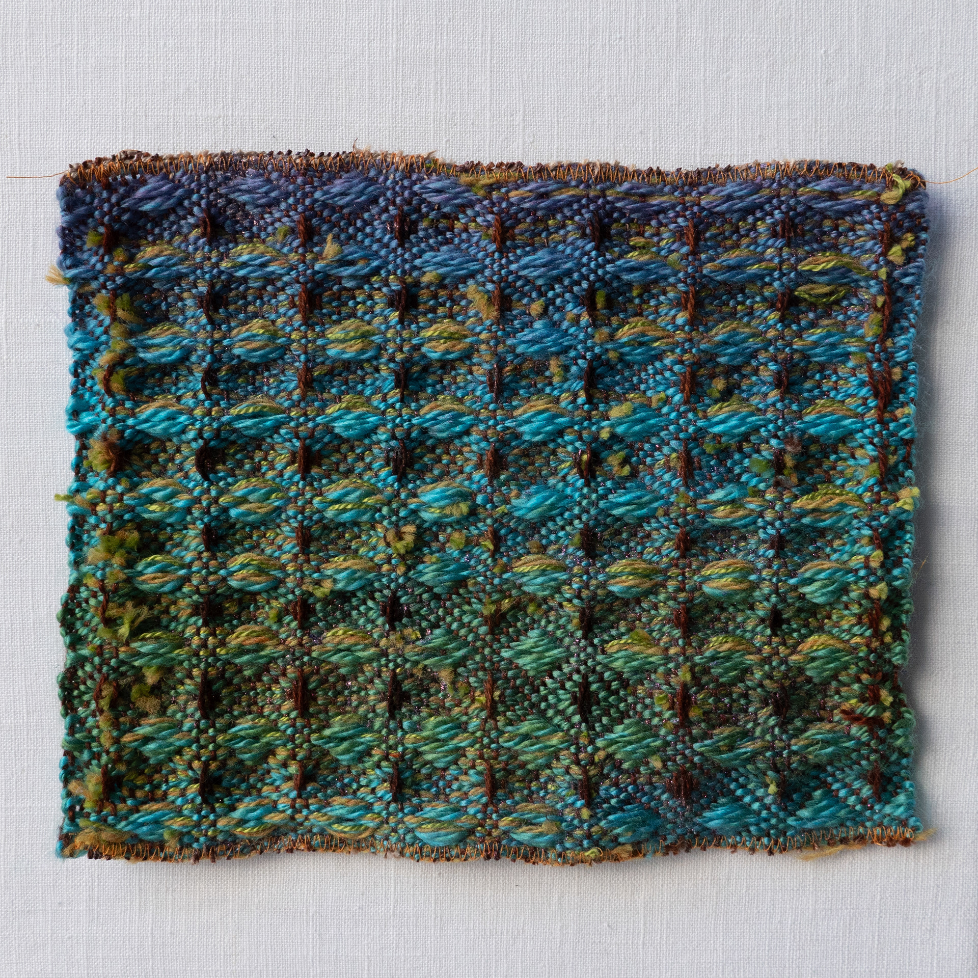 waffle weave with mica powder