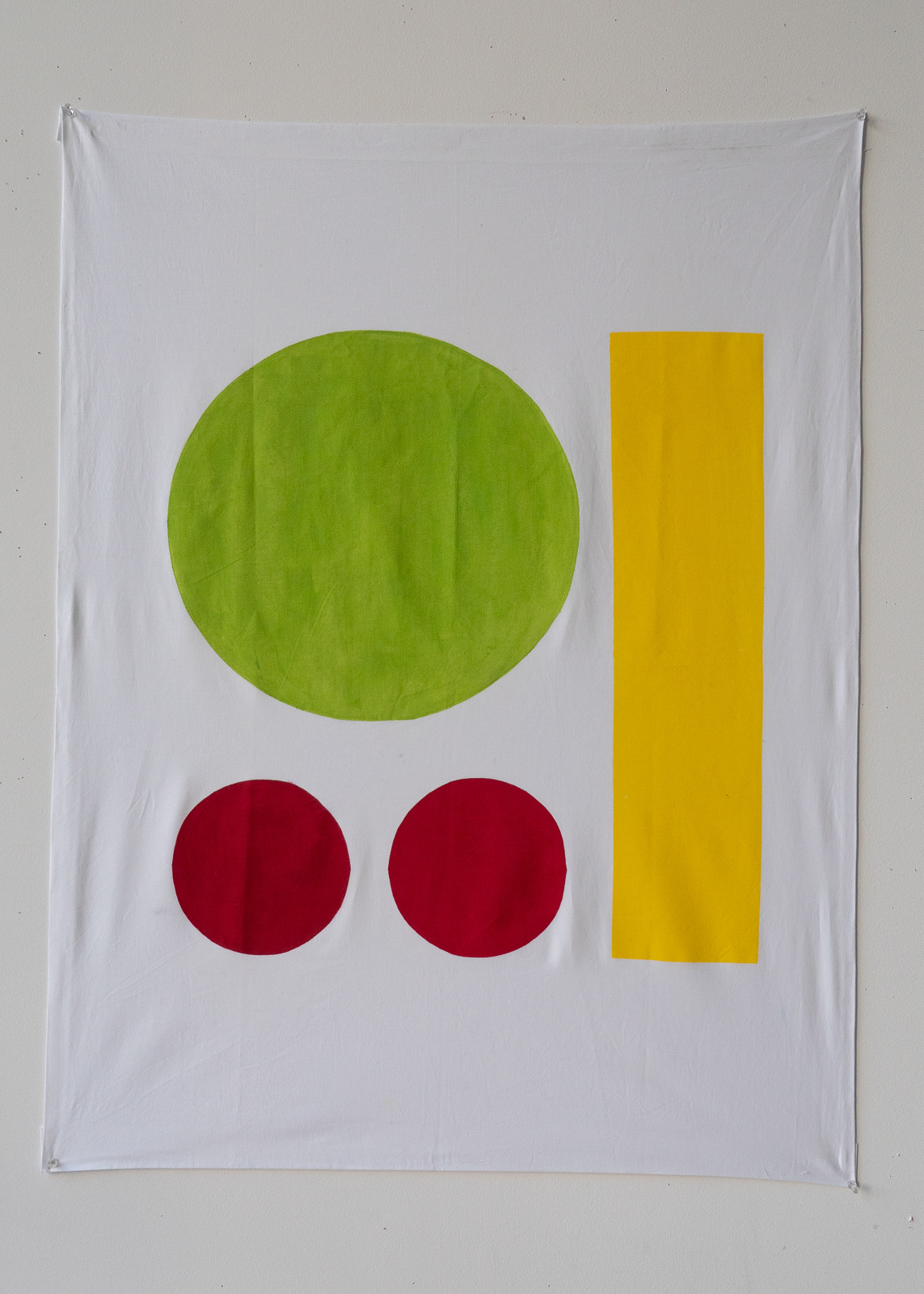 pt. 2 screen printed fruit diptych