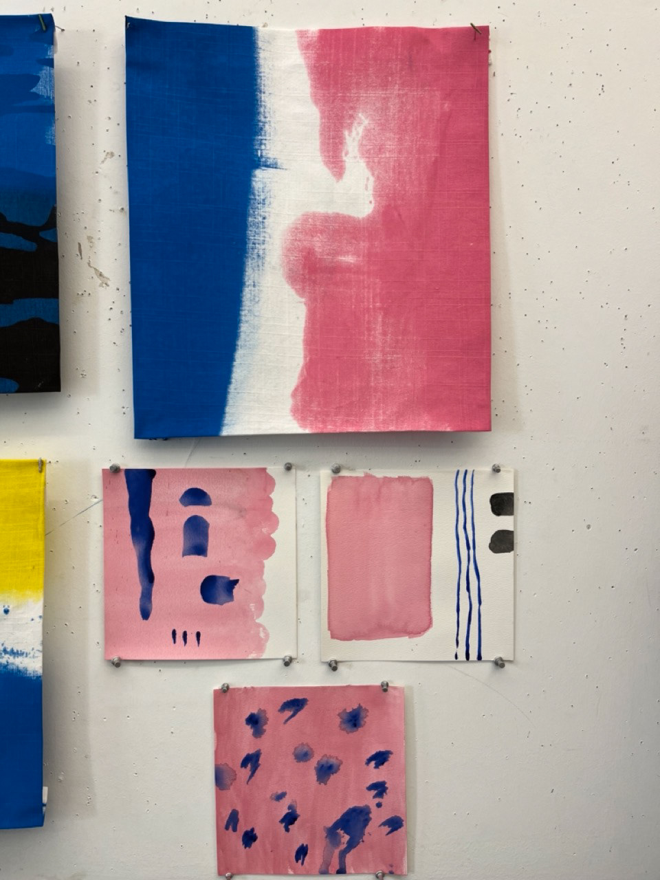 "painting" through screen printing