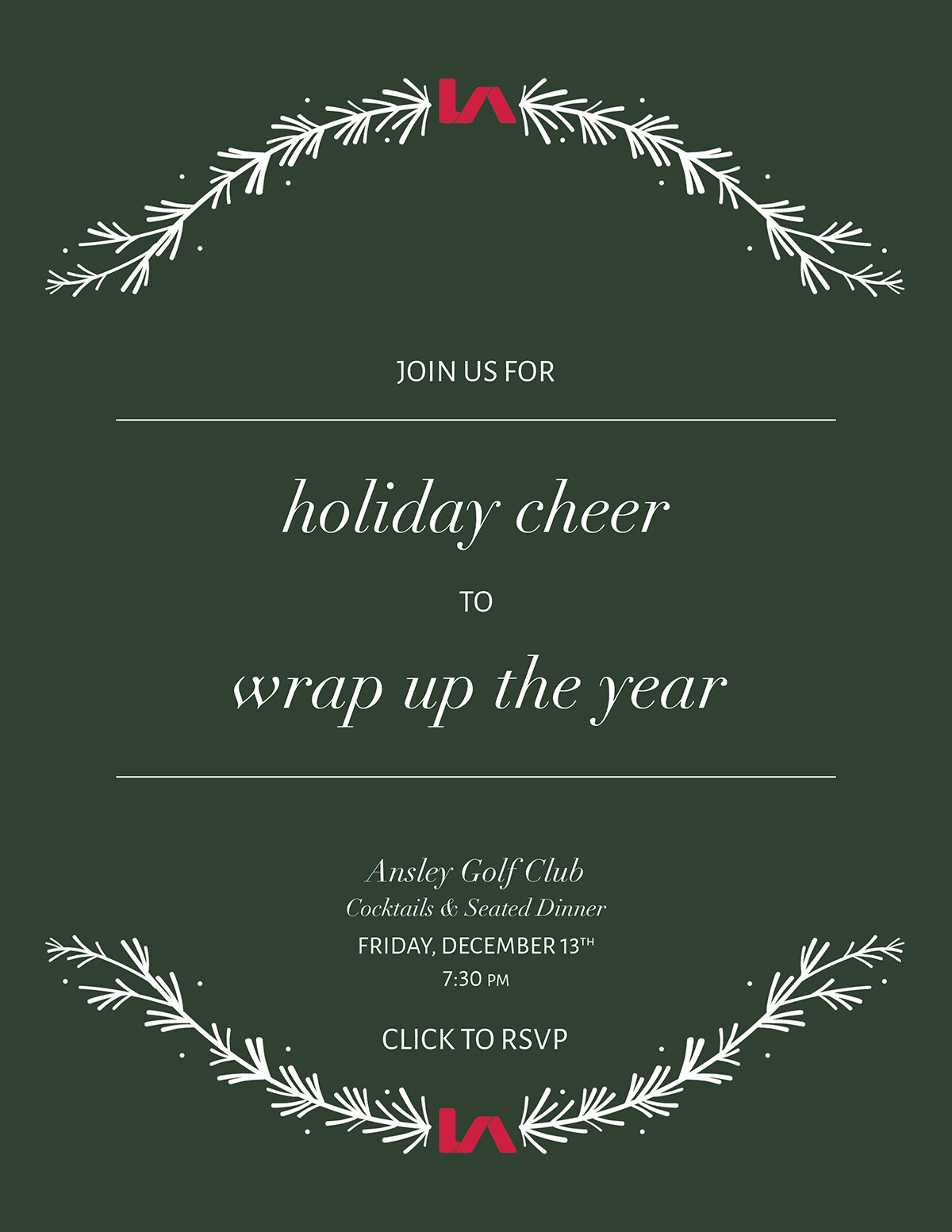 holiday party digital card