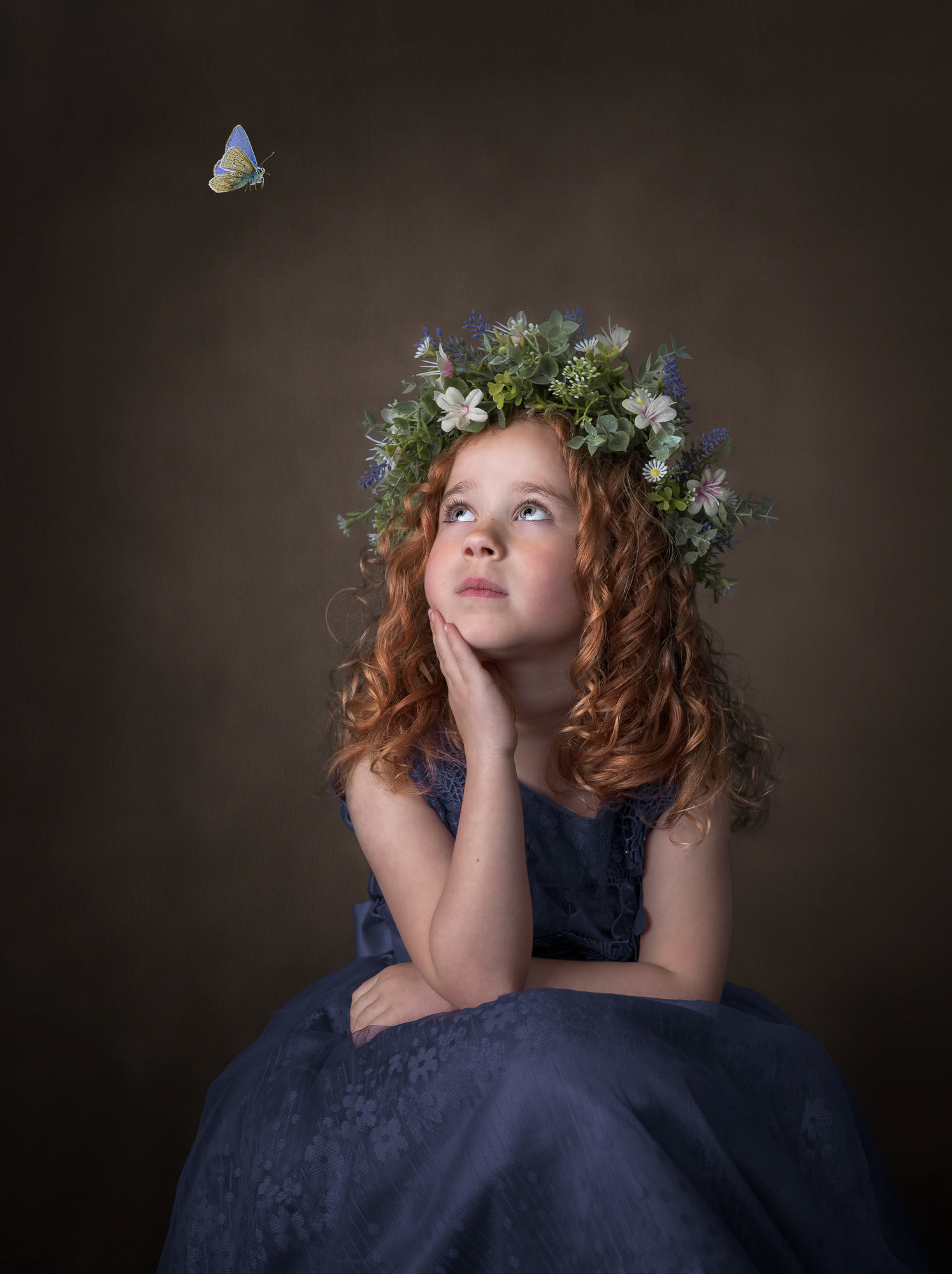 Gracie And Butterfly