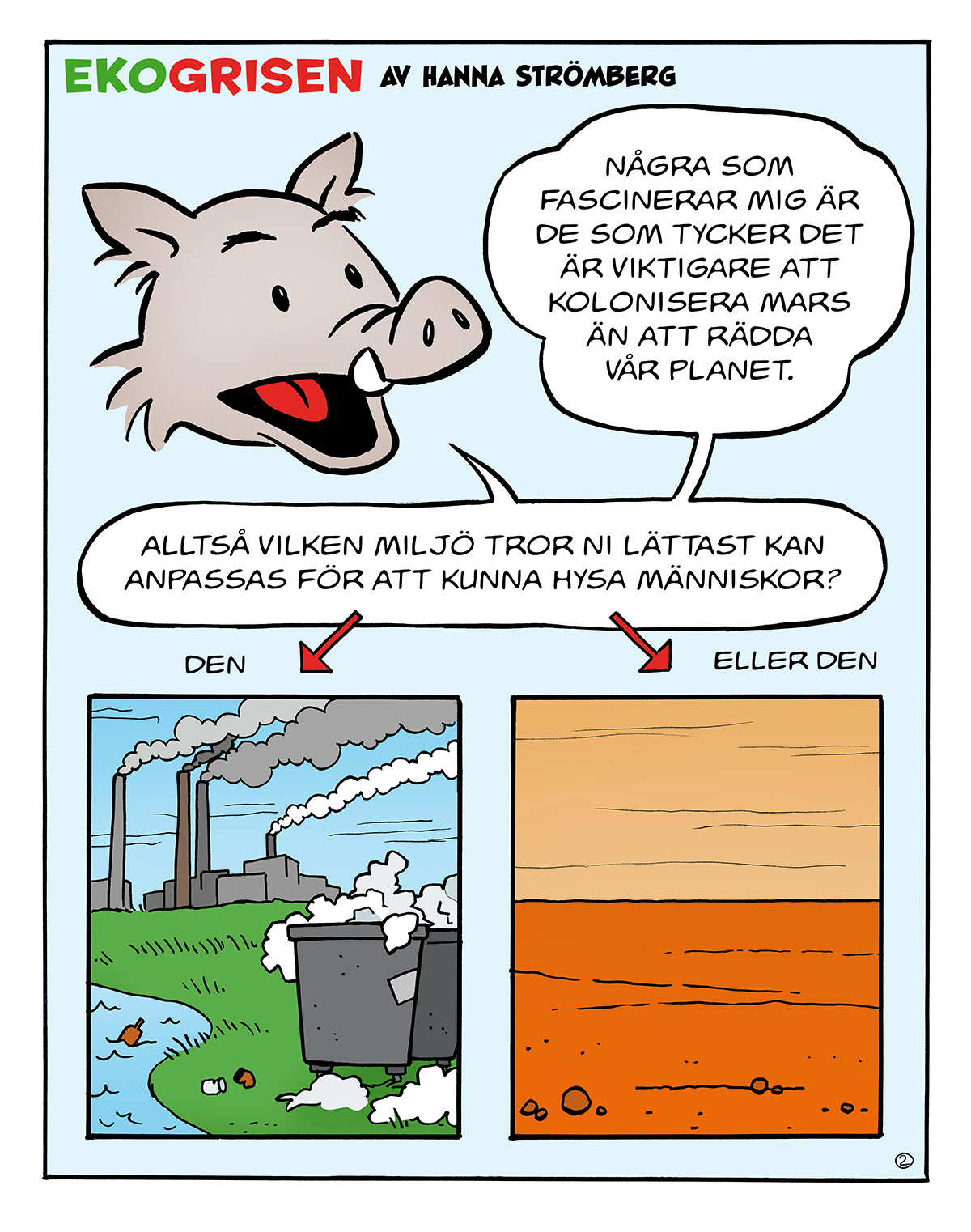 Ekogrisen, en spinoff från Vegobjörnen, som mest fokuserar på miljö.