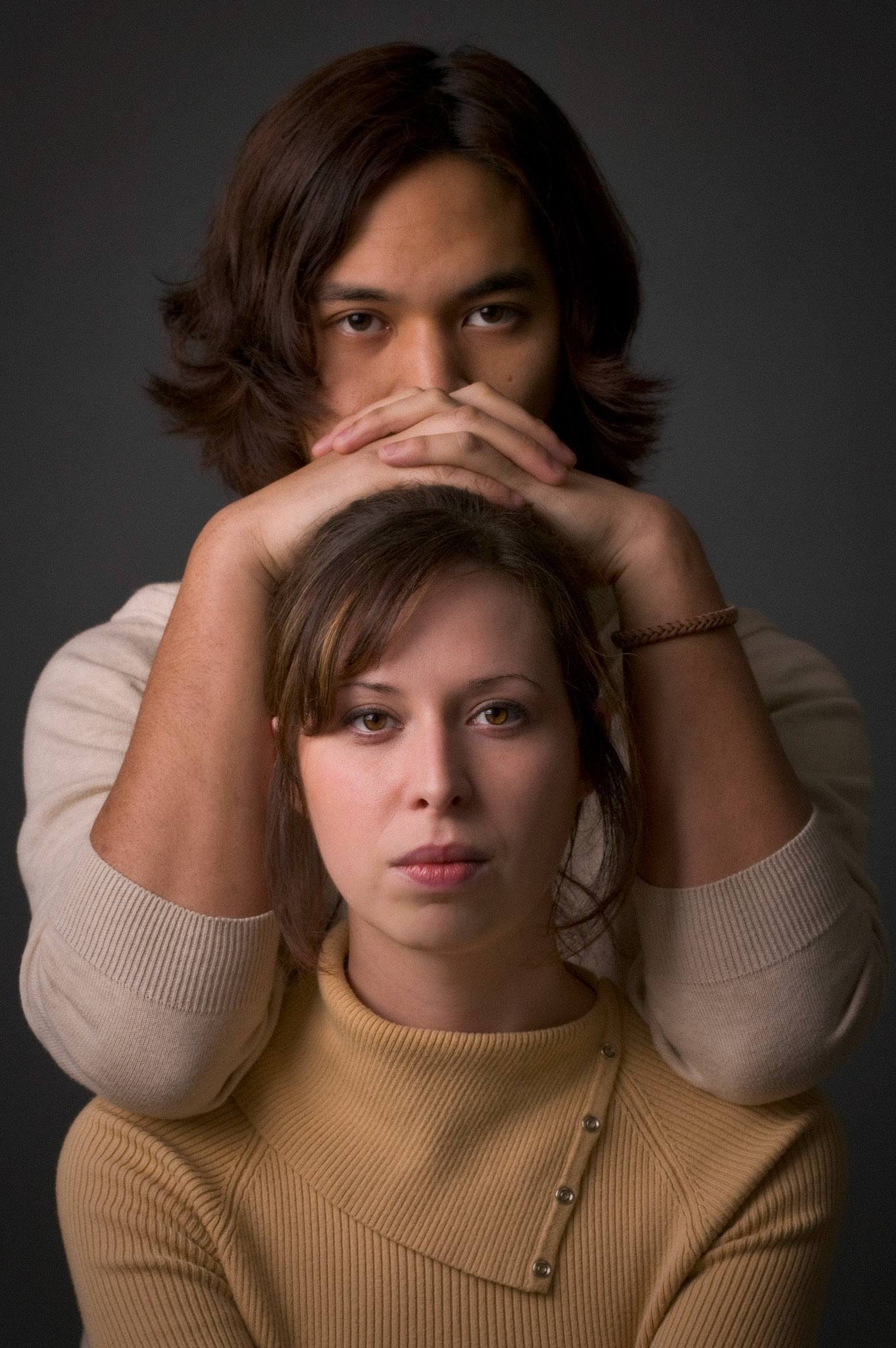 Pat & Meg, chef & barista, husband & wife reflecting their professional & personal relationship.