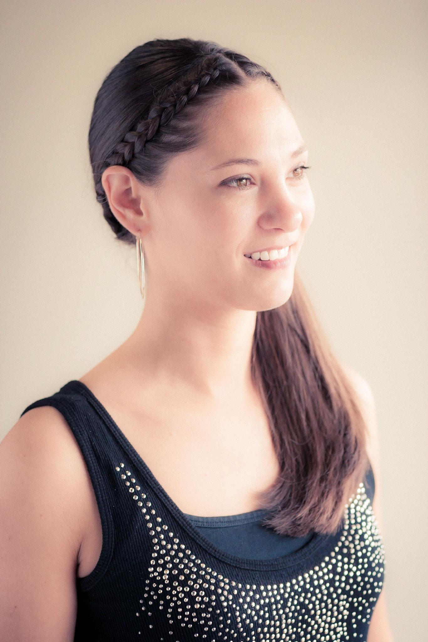 Braids & Ponytail In Soft Light