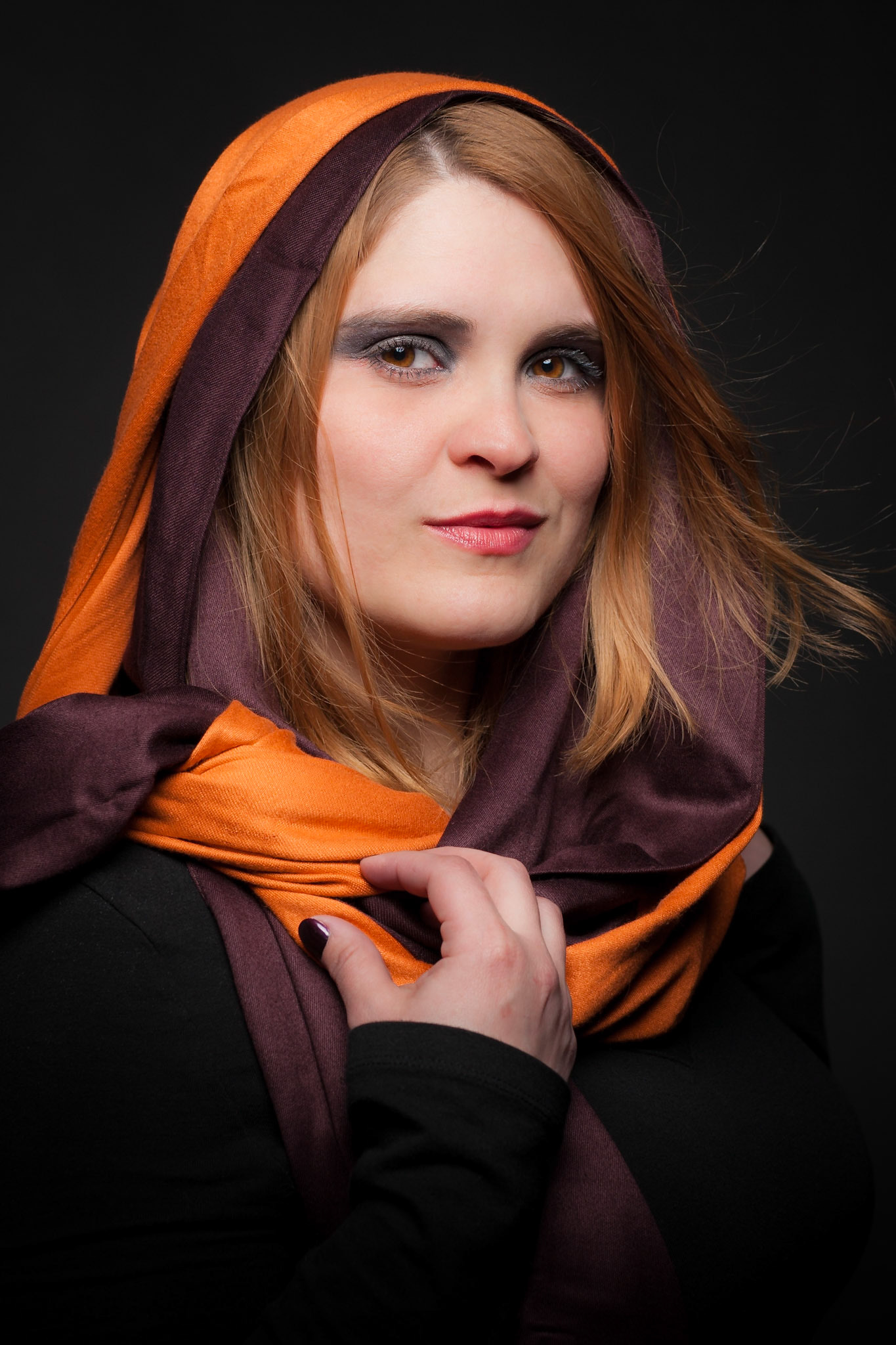 A friend of the studio, Tina has often volunteered her time to sit in for a photo, lighting, or makeup test. In Hollywood, they used to call this girl "a Shirley" after the first woman who was volunteered for the job.