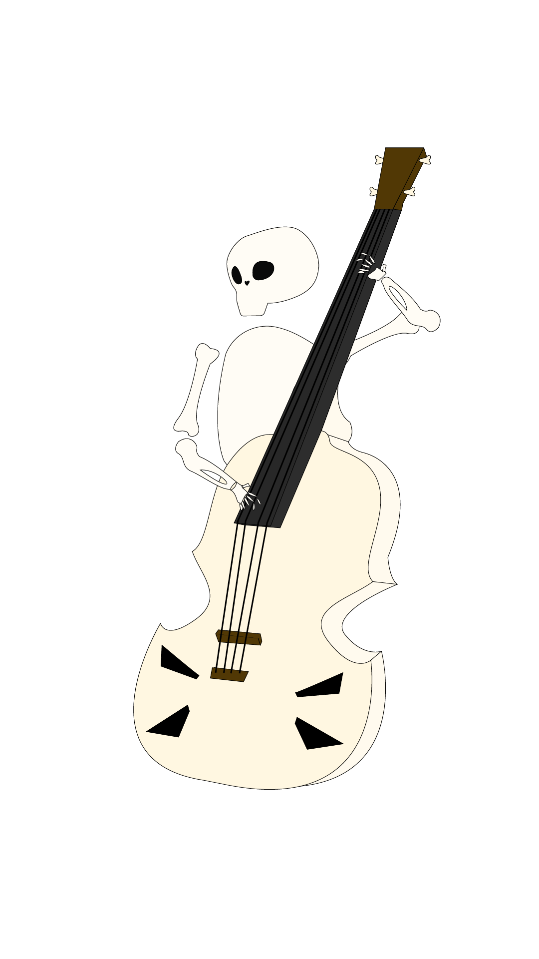 Bass playing animation