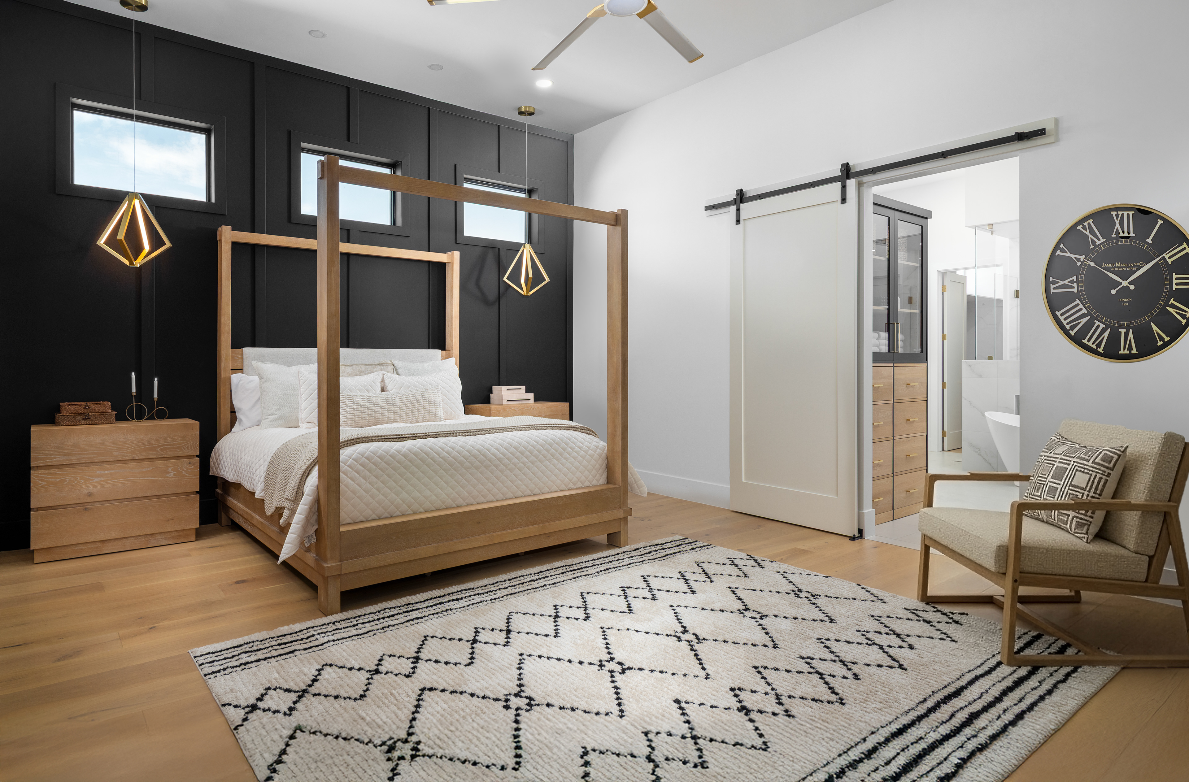 Custom primary suite photographed in queen creek arizona by sean colon architecture and design photographer