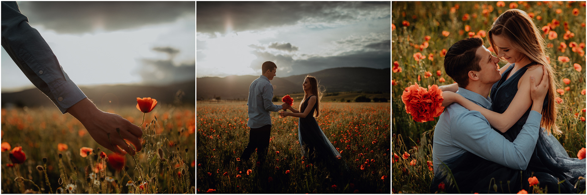 Couple Shoot im Mohnblumenfeld Wien