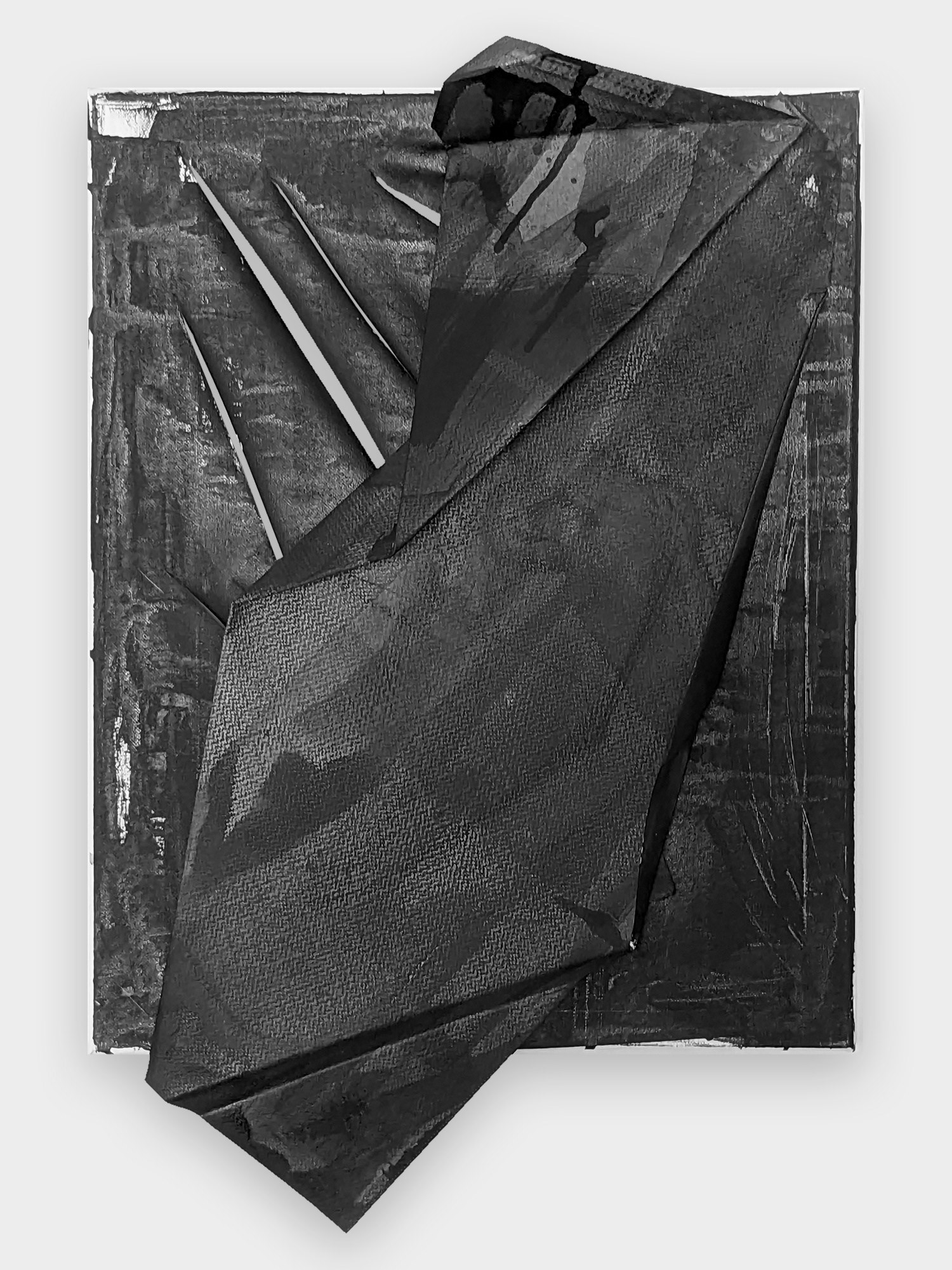 20x16", Sumi Ink on canvas, 2023