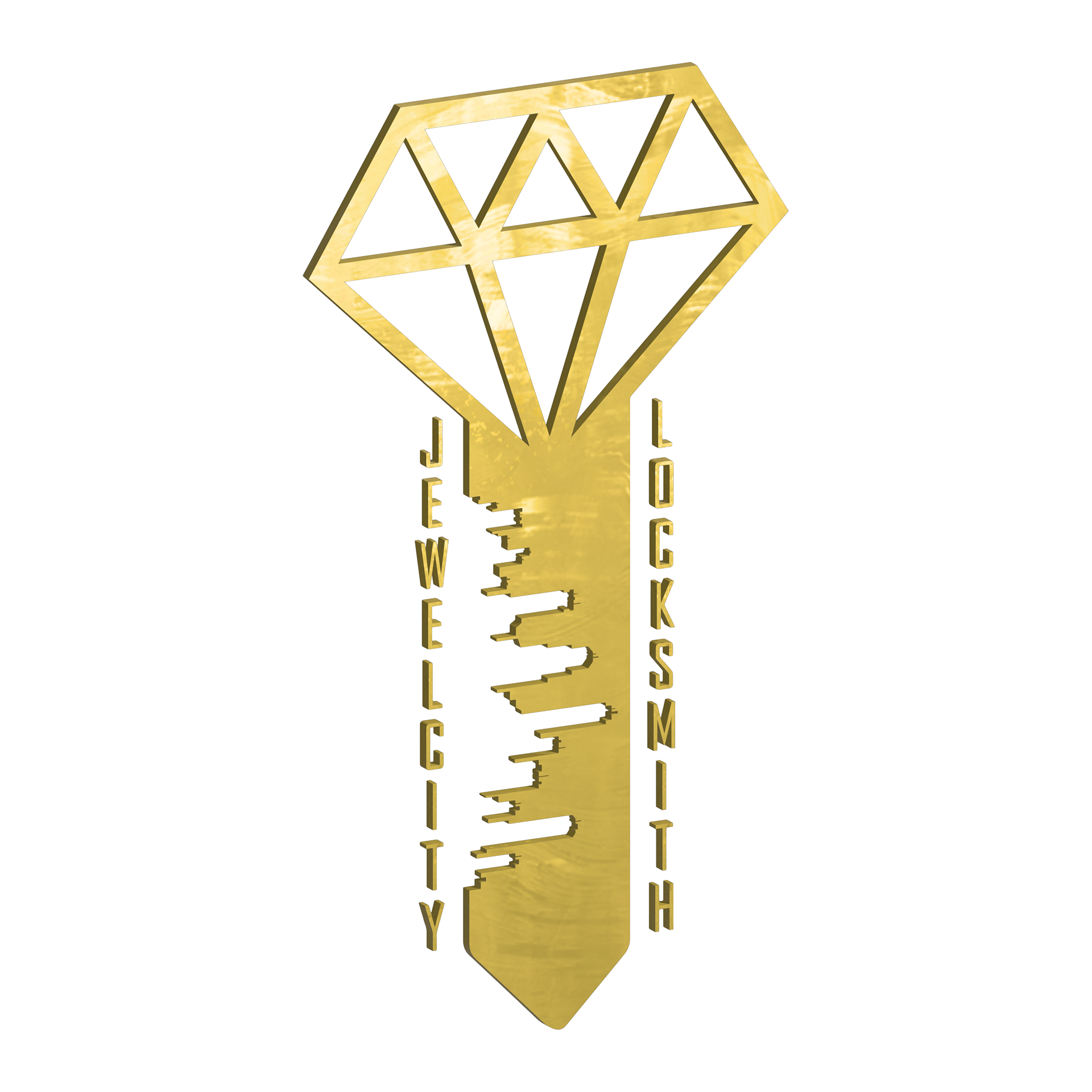 alternate vertical gold logo