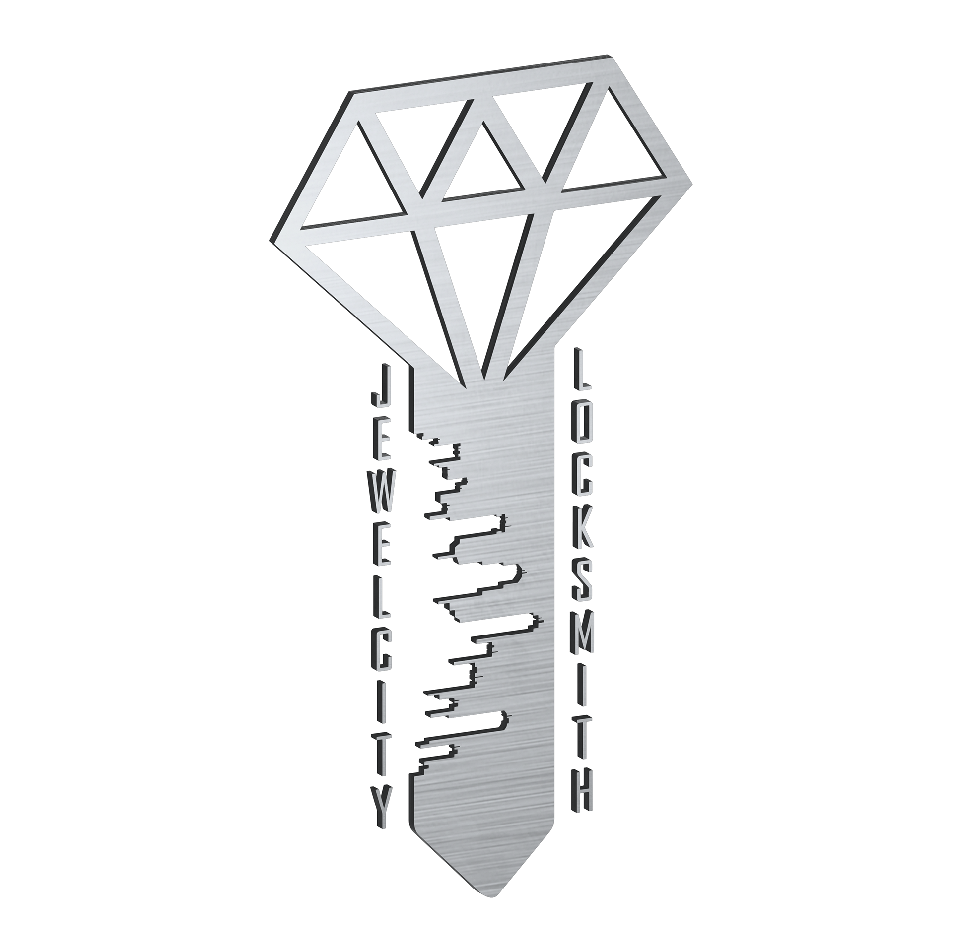 alternate vertical silver logo
