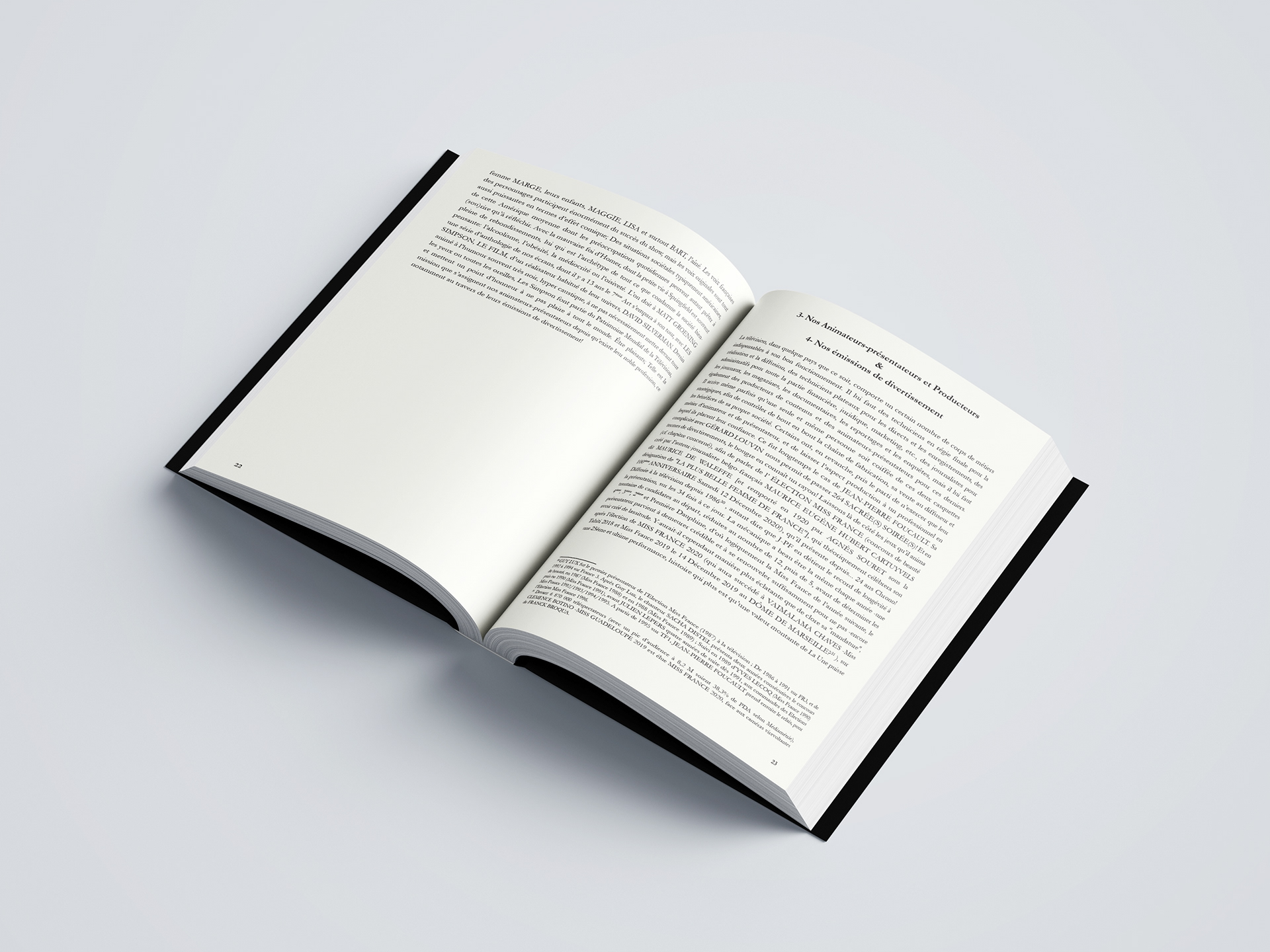left: end of chapter || right: start of chapter
