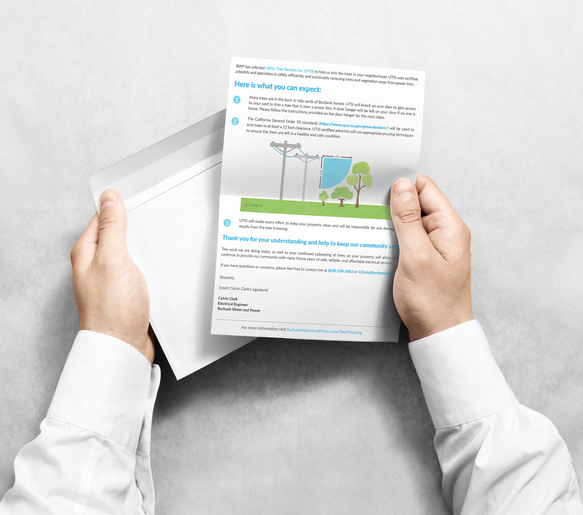 letter to burbank residents (back)