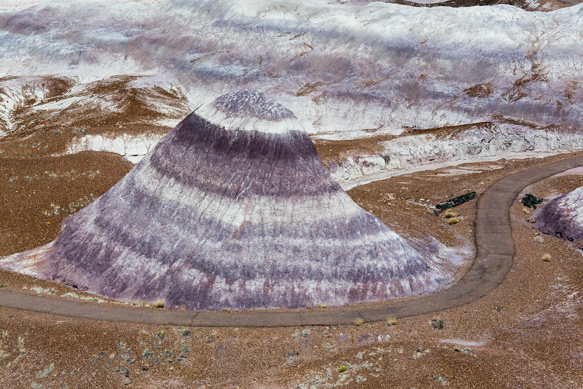 Blue Mesa.  Petrified Forest National Park, Arizona, USA (3/2020)