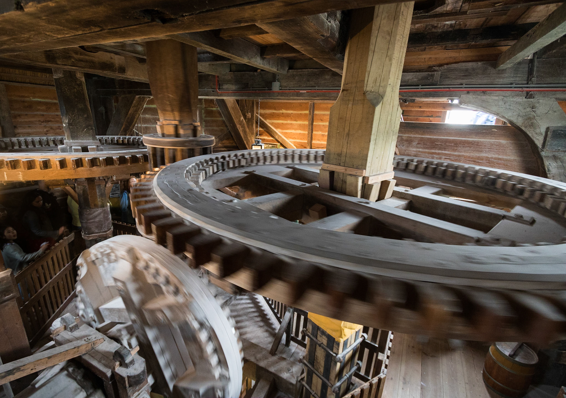 Windmill Gears.  Zaanse Schans near Amsterdam, Netherlands (2018)