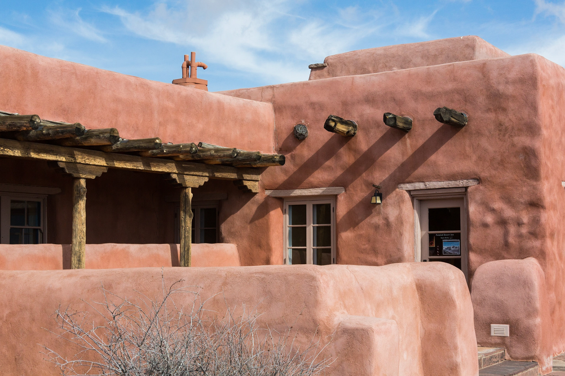 Painted Desert Inn, Painted Desert - Petrified Forest National Park, Arizona, USA (3/2020)