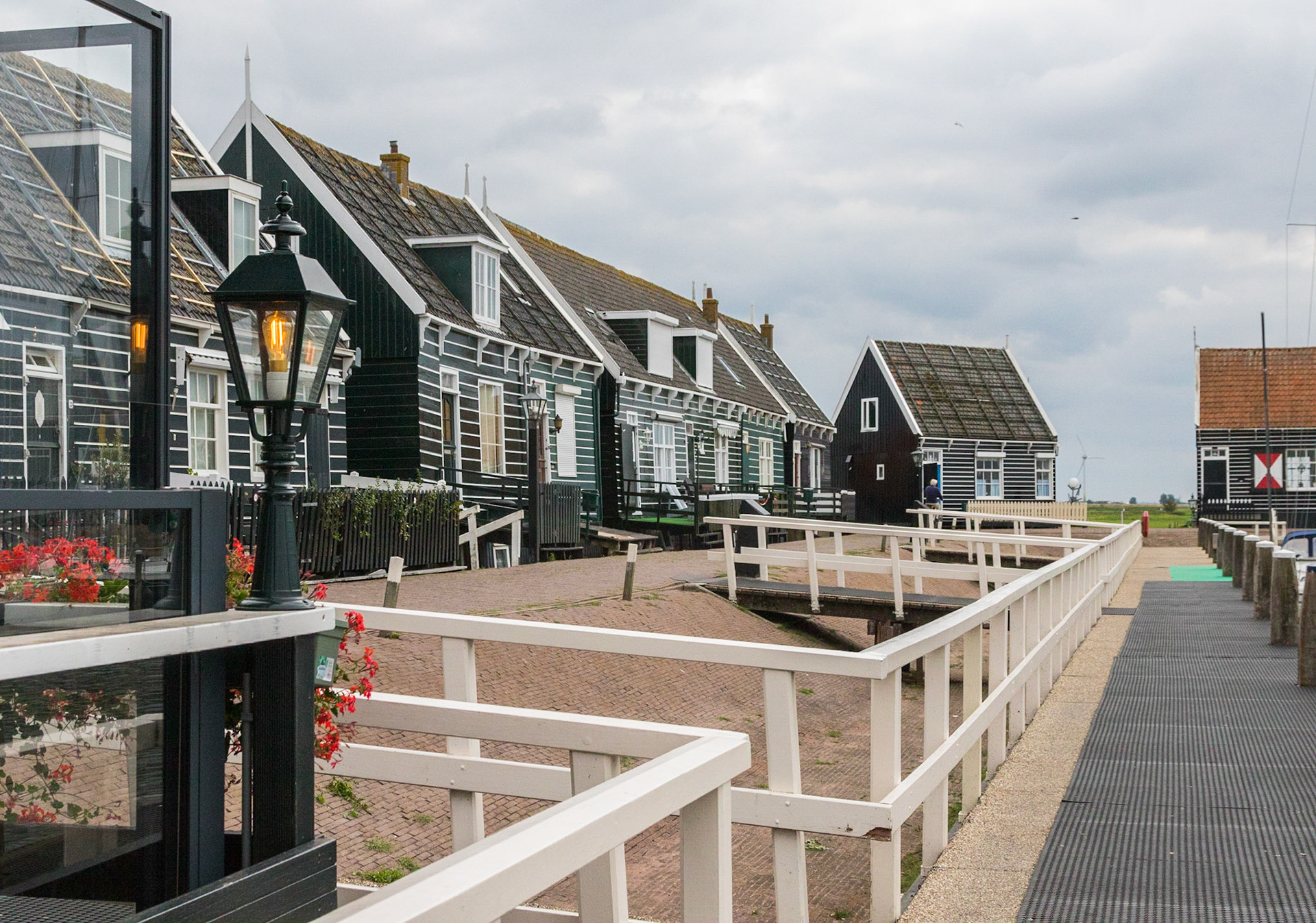 Marken, Netherlands.  Harborside houses, (2018)