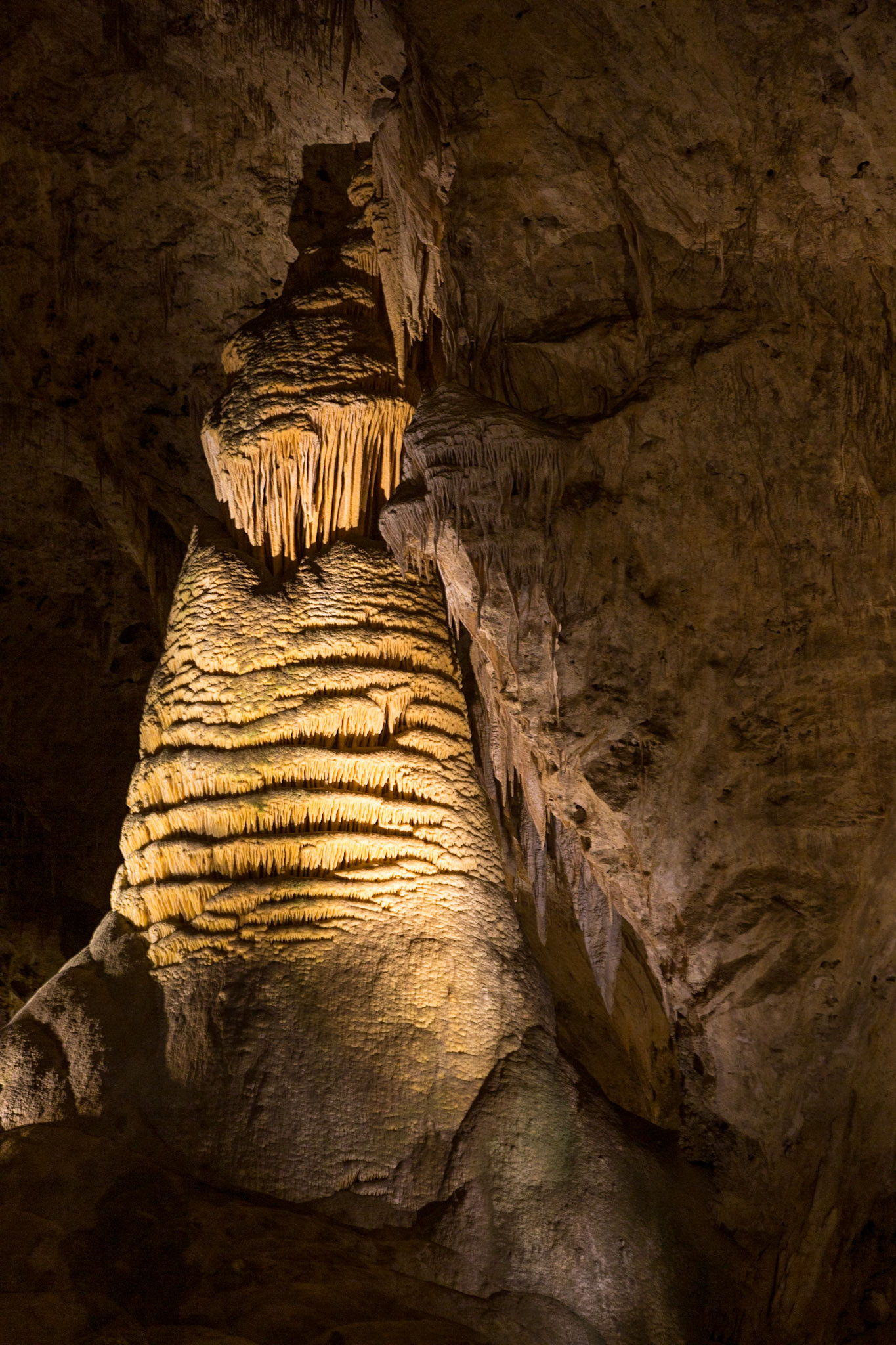 Rock of Ages, Big Room, Carlsbad Caverns National Park, White city New Mexico (3/2020)