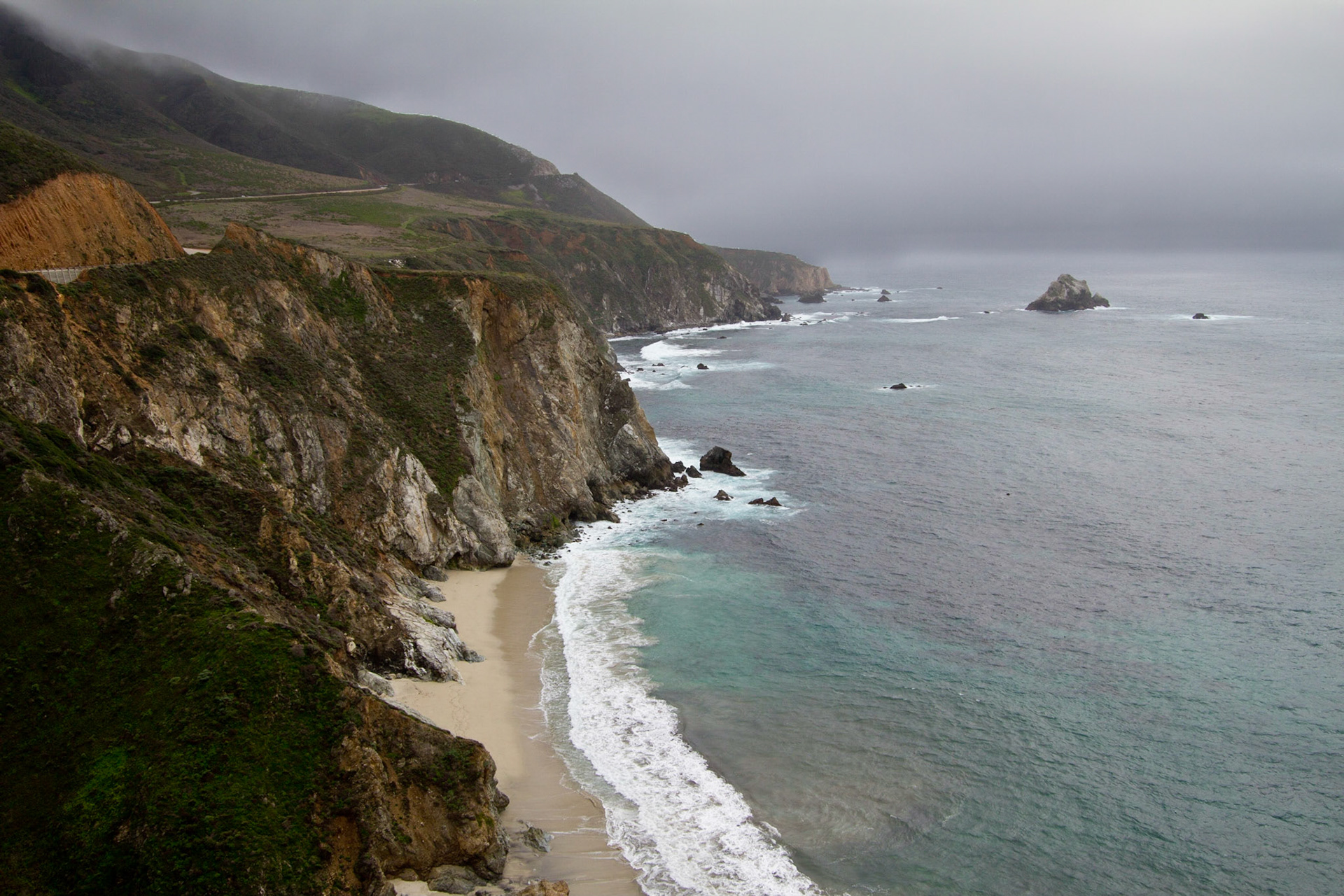 Looking South from near Bixby Bridge