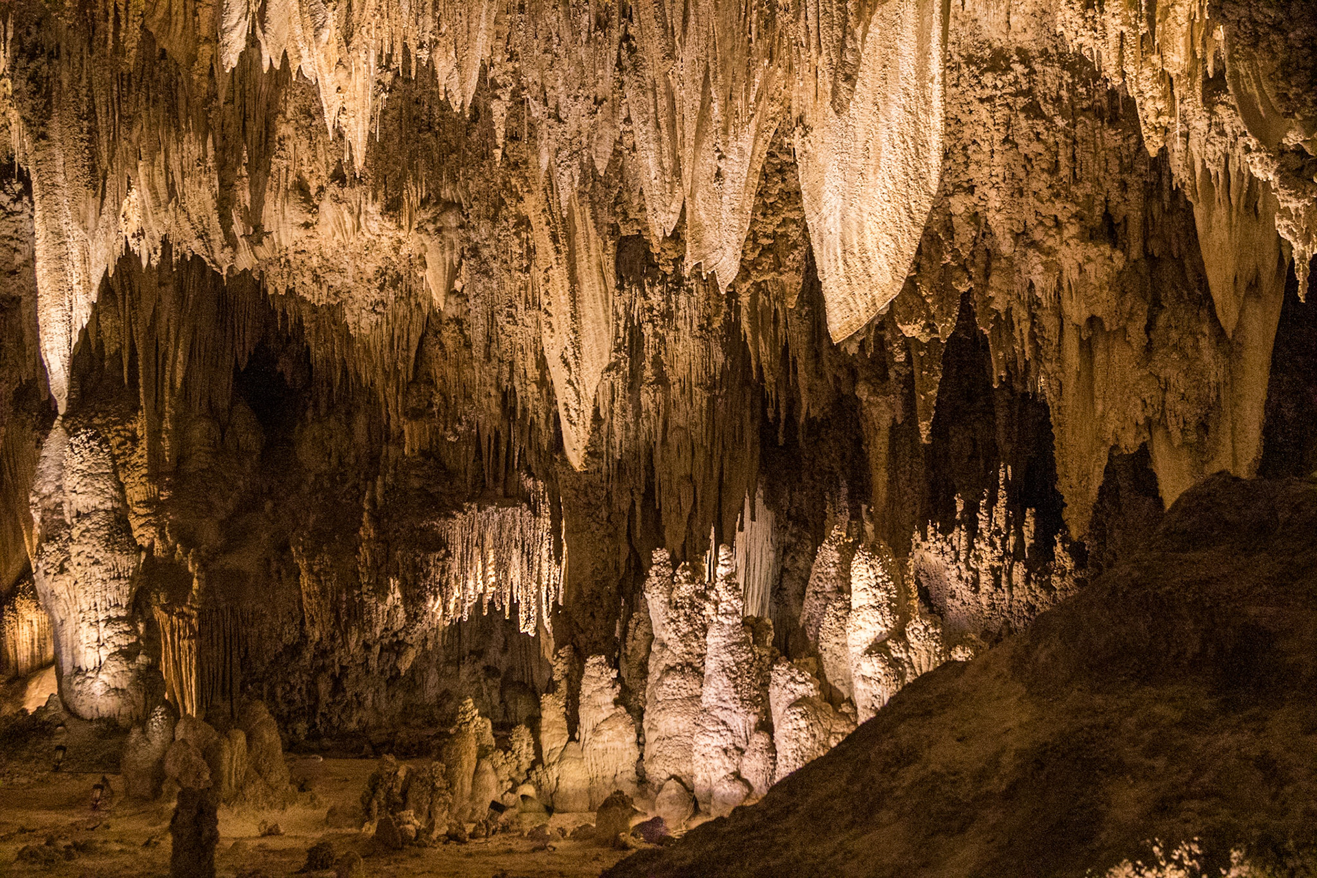 Kings Palace, Carlsbad Caverns National Park, White city New Mexico (3/2020)