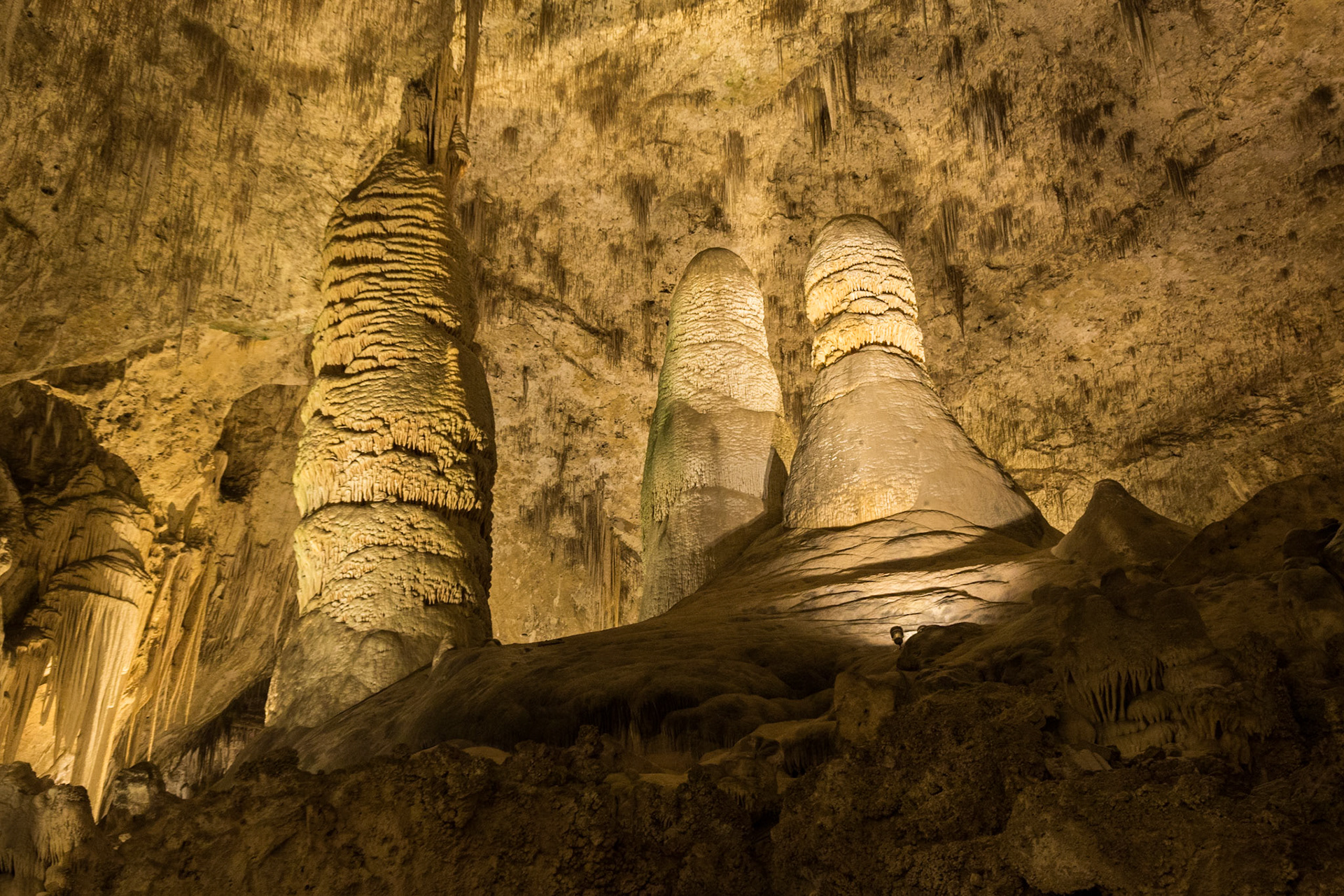 Big Room, Carlsbad Caverns National Park, White city New Mexico (3/2020)