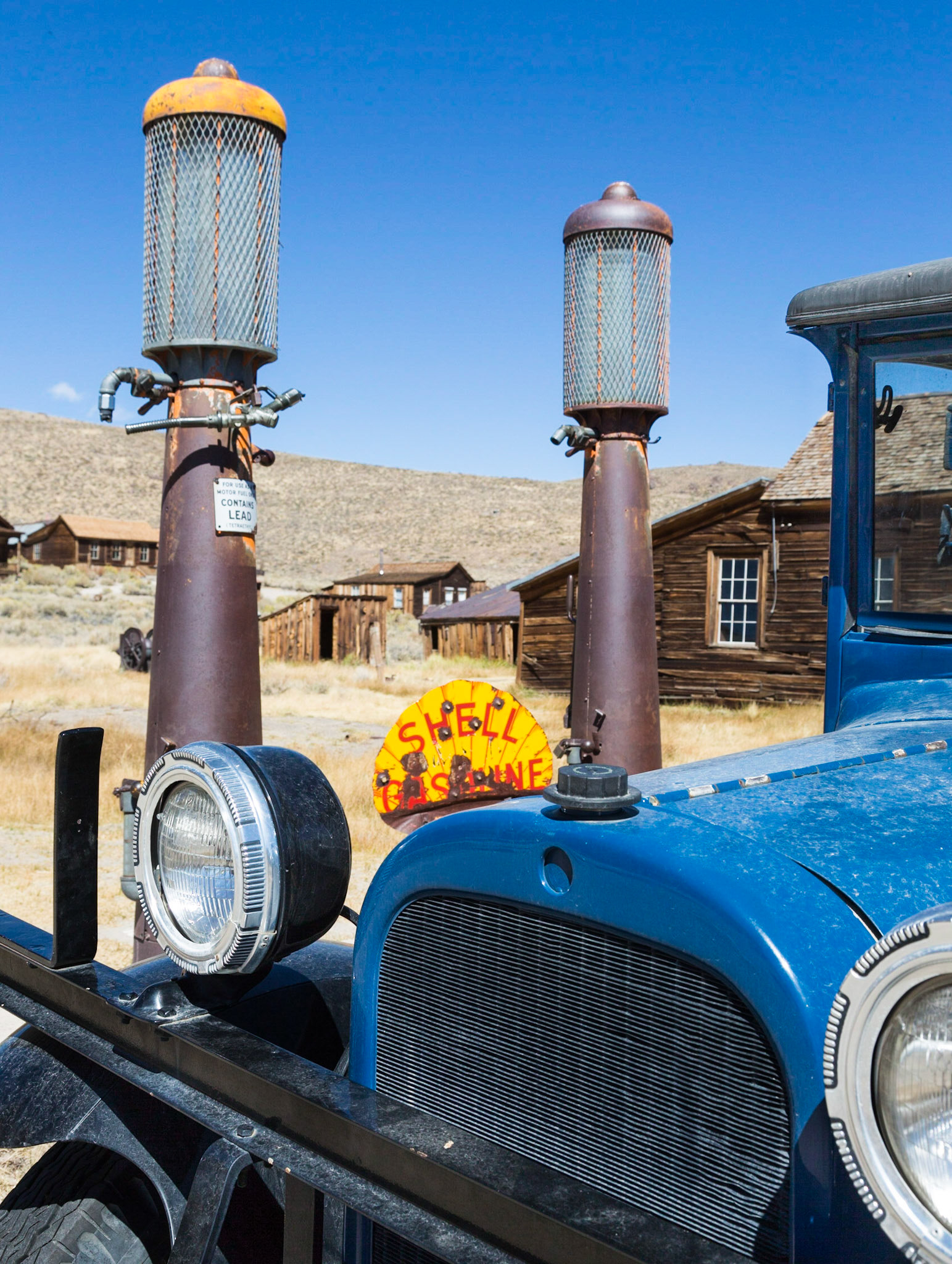 Gas Station by Boon Store, Bodie ghost town, CA (2016)