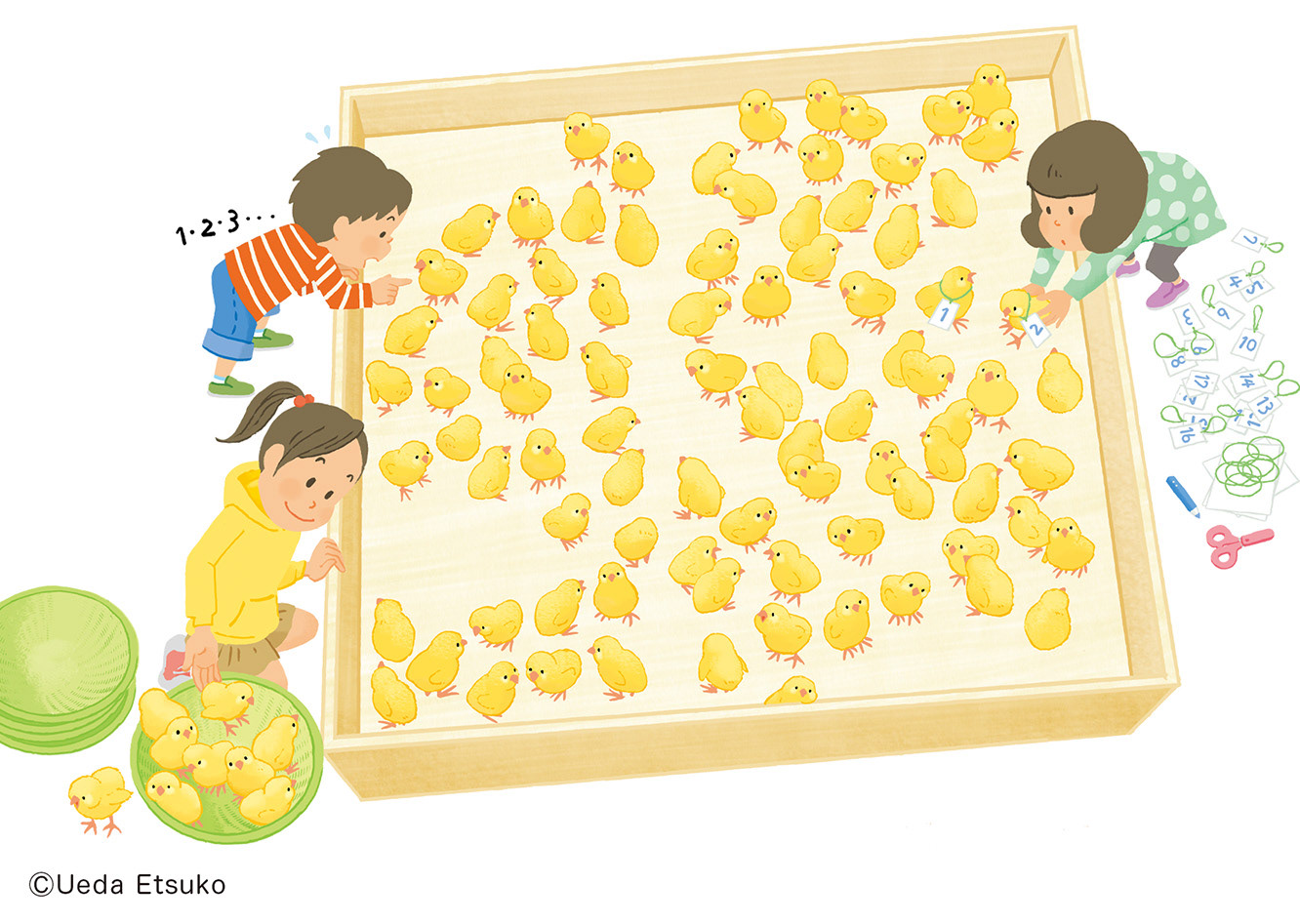 ひよこの数をかぞえるには?